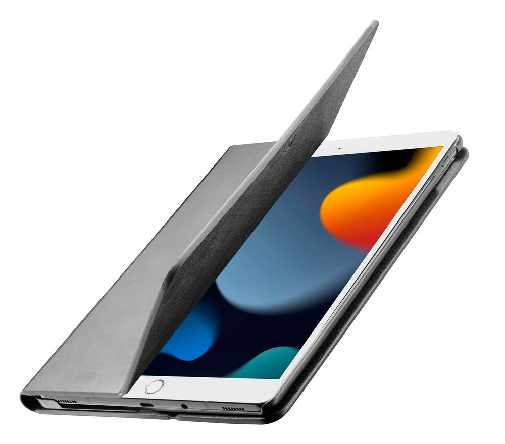 Cellular Apple iPad 10.2 (2019)/10.2 (2020)/10.2 (2021), husă cu suport, neagră