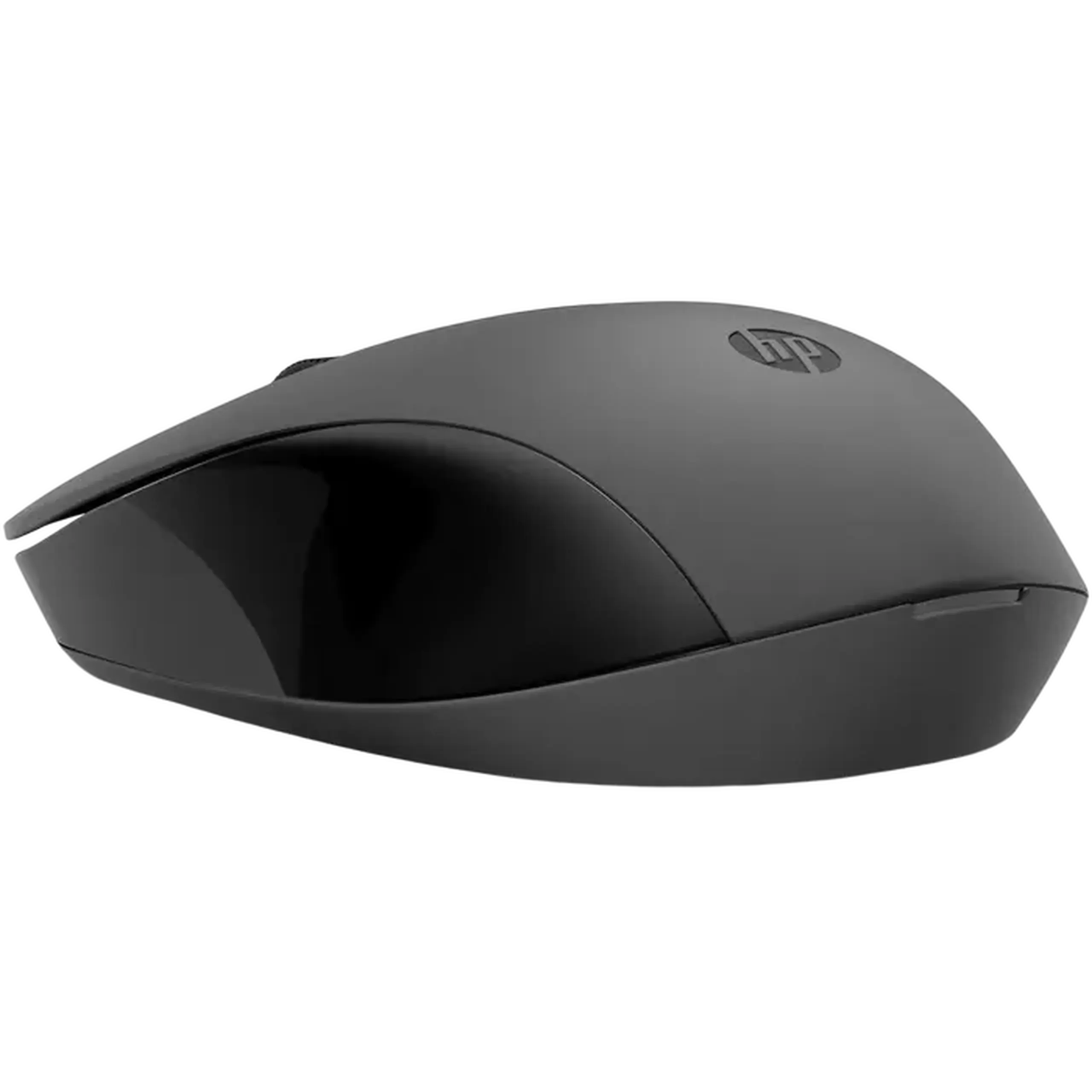 Mouse fără fir HP 150, până la 1600 dpi, 3 butoane, Ambidextru, 50 g., 1xAAA, 2,4 GHz, Negru