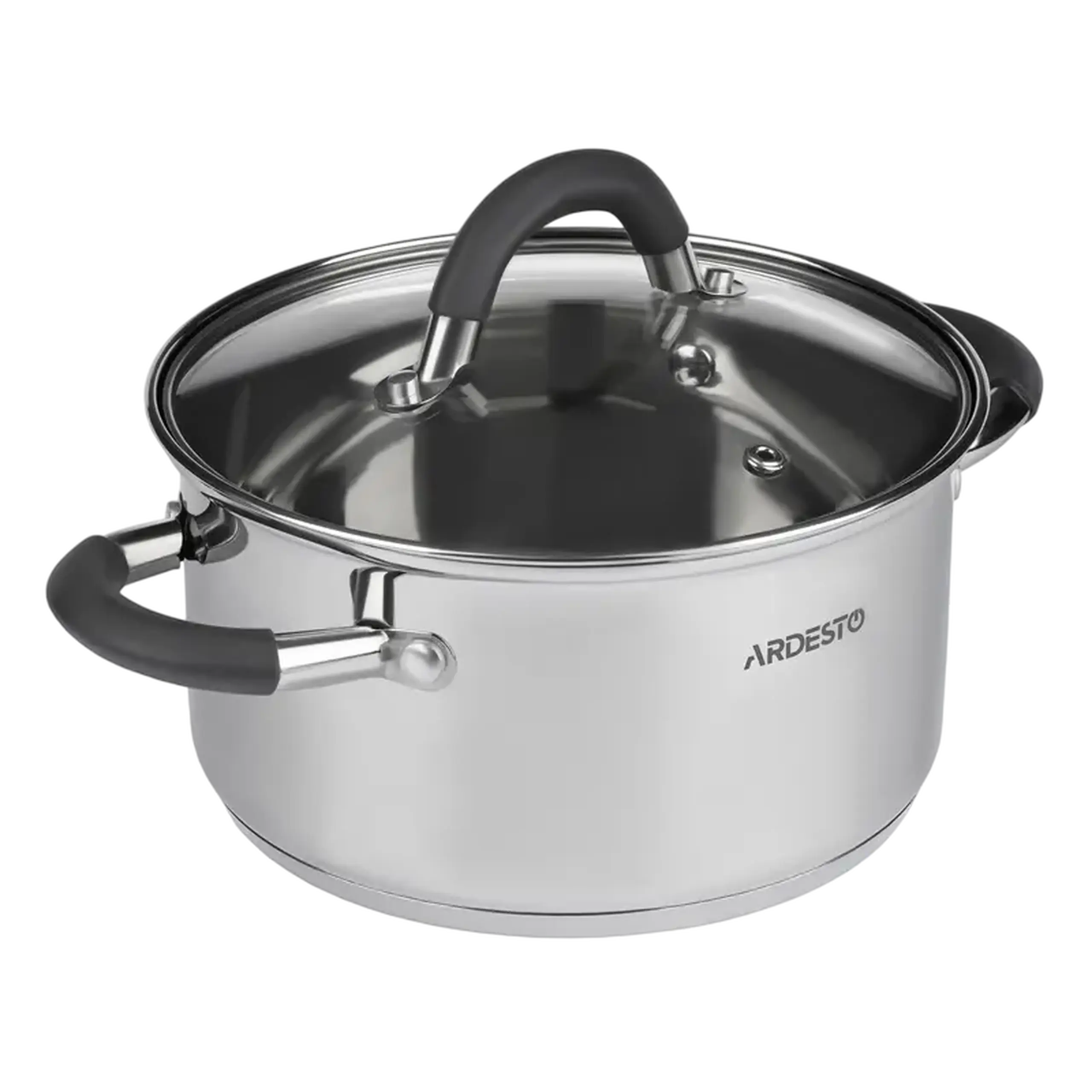 Cratiță Ardesto AR1908CS, 0,8L, 12cm, Oțel inoxidabil