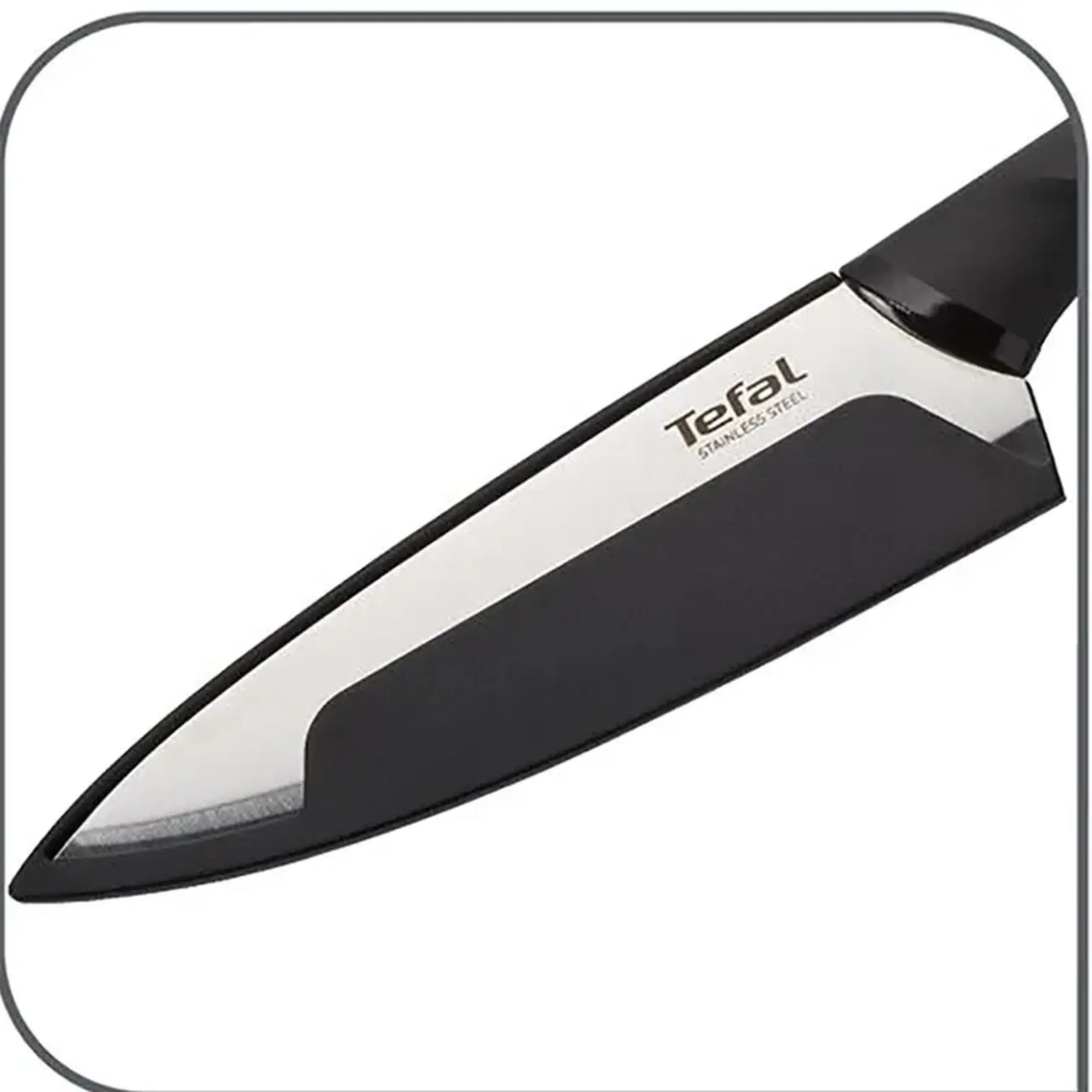 Cuțit de bucătar Tefal K2213144, Negru