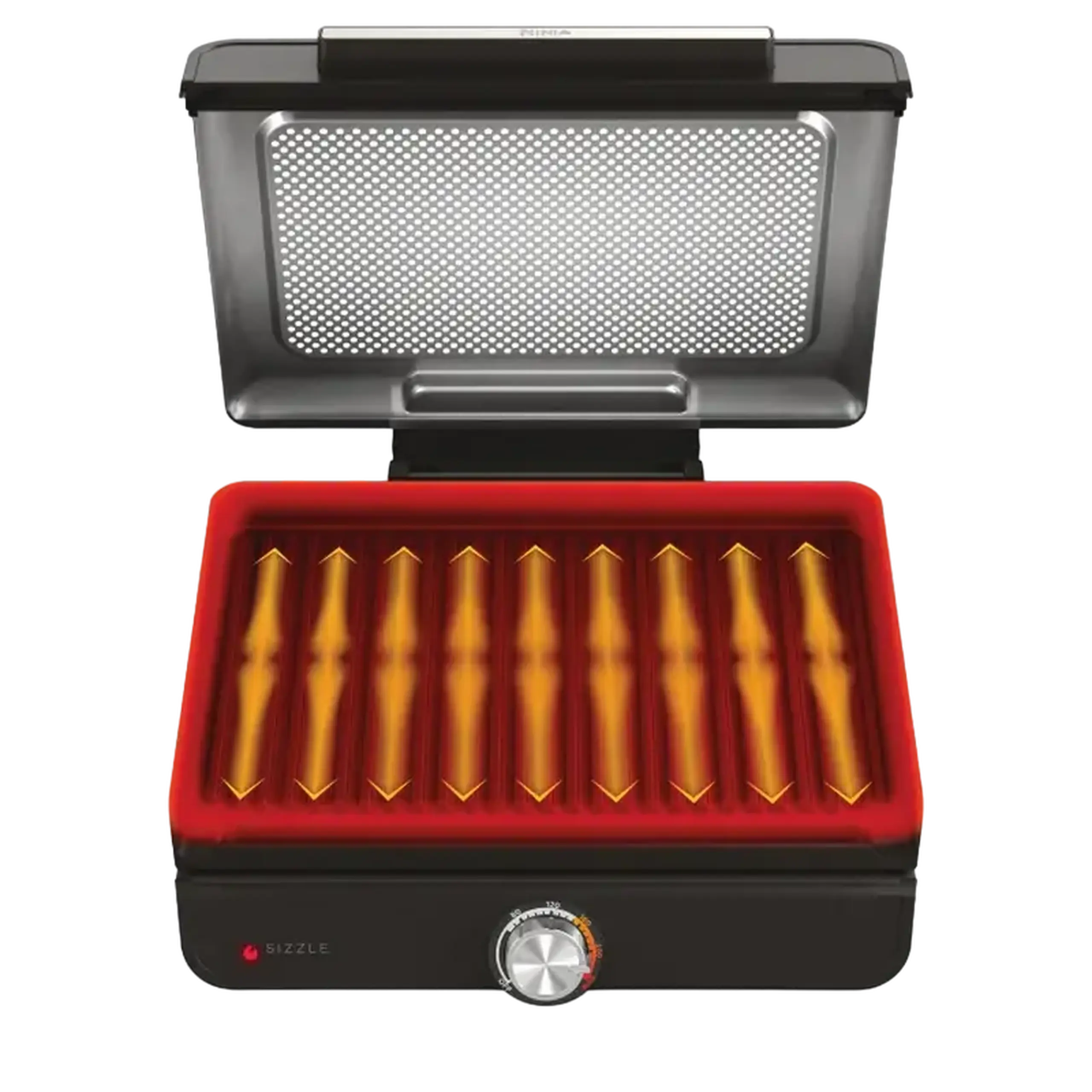 Grătar electric Ninja Sizzle GR101EU, 1450W, Negru