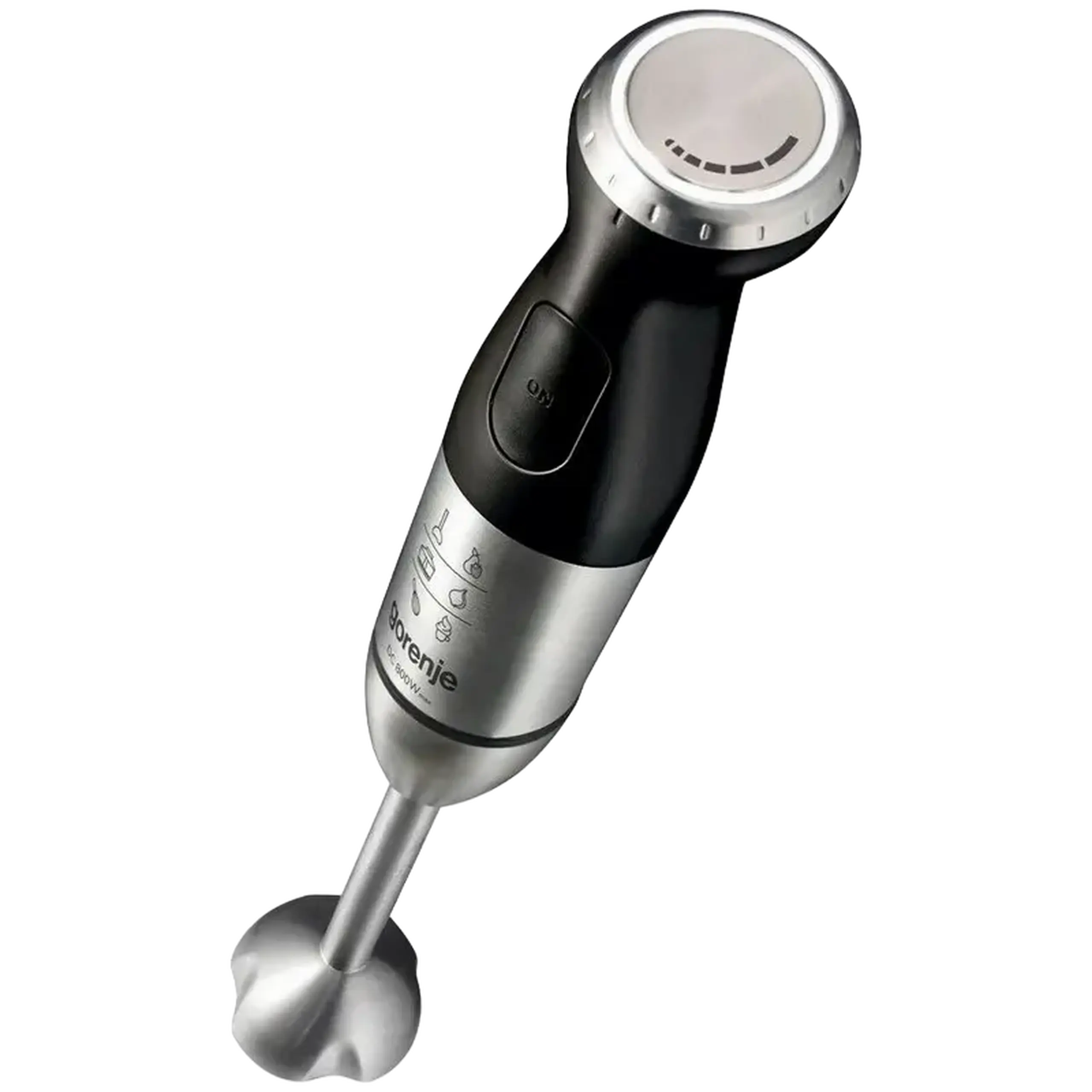 Blender de mână Gorenje HBC807QB, Negru Argintiu