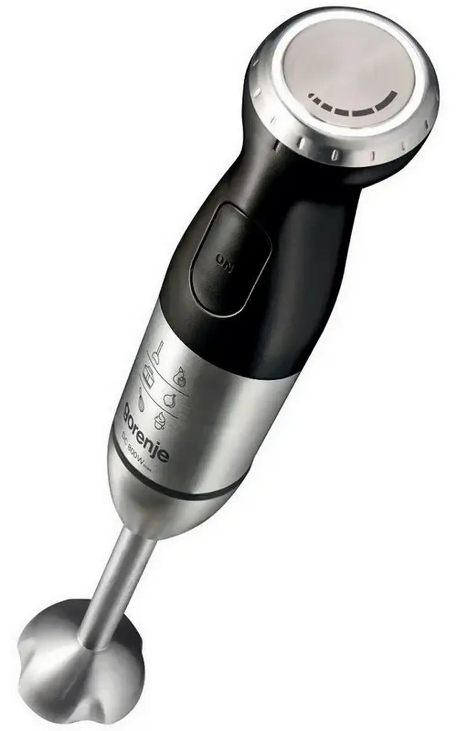Blender de mână Gorenje HBC807QB, Negru Argintiu