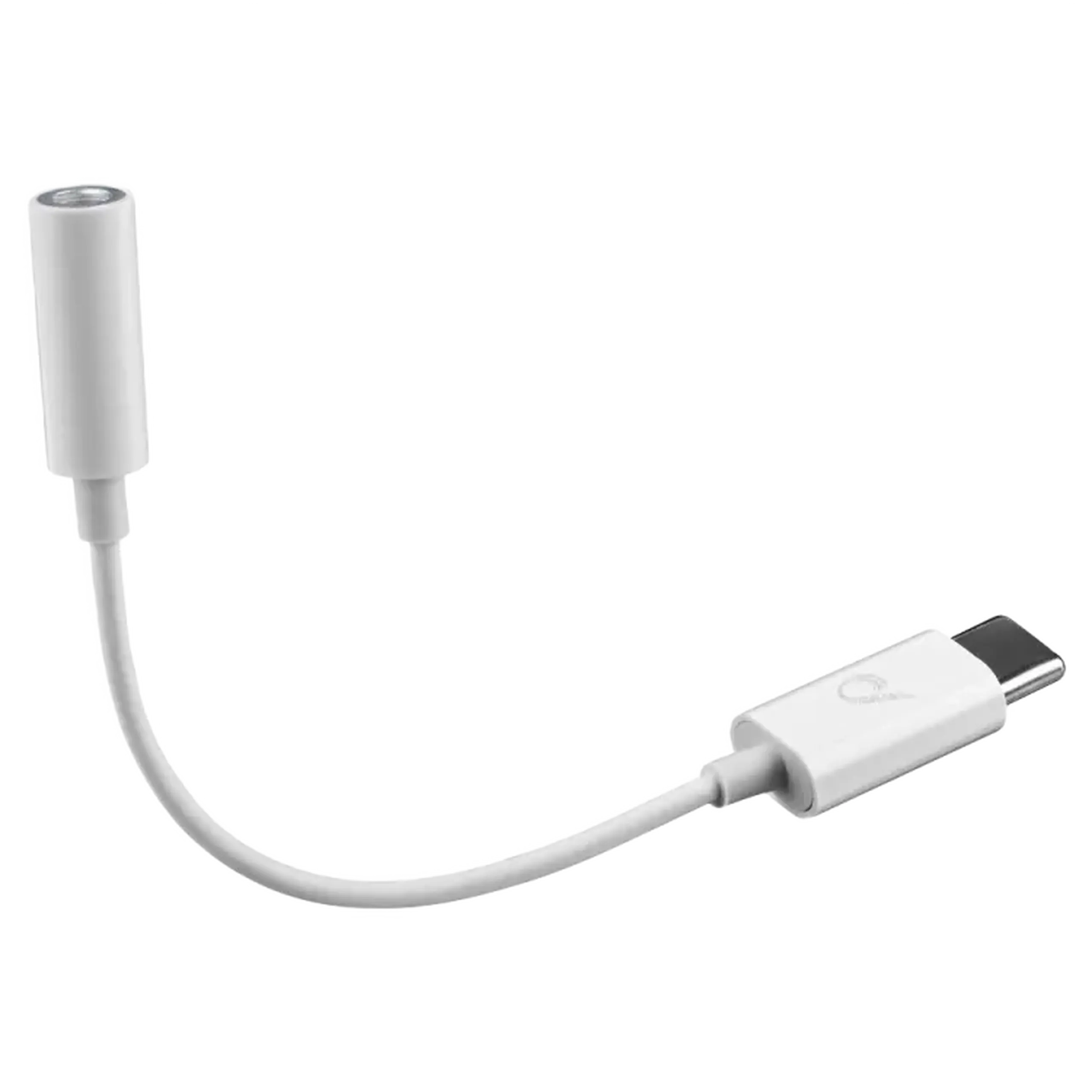 Adaptor USB - C la mufă de 3,5 mm, Cellularline, alb
