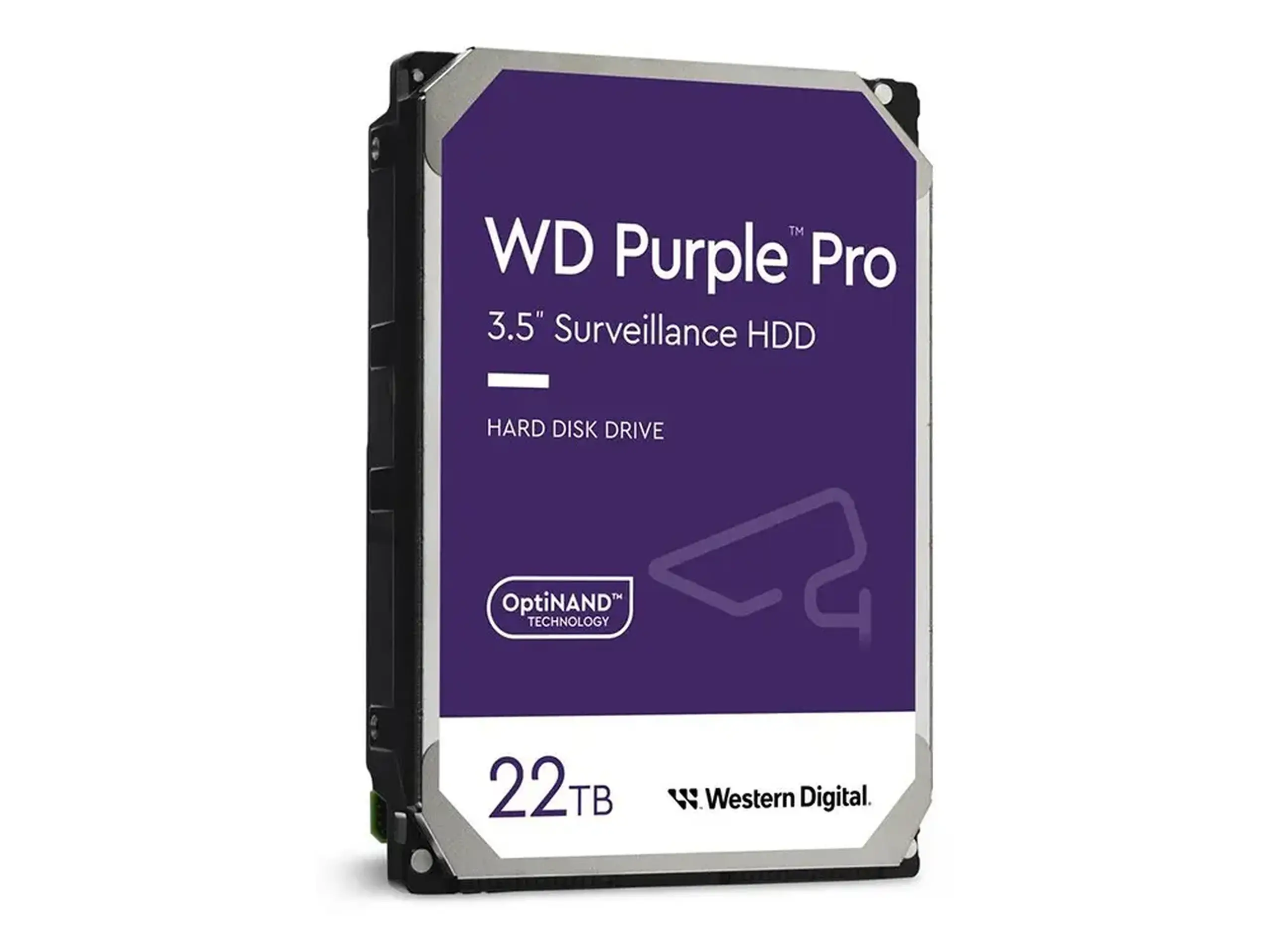 HDD de 3,5" 22,0TB - SATA - 512MB Western Digital "Purple Pro (WD221PURP)", Supraveghere, CMR