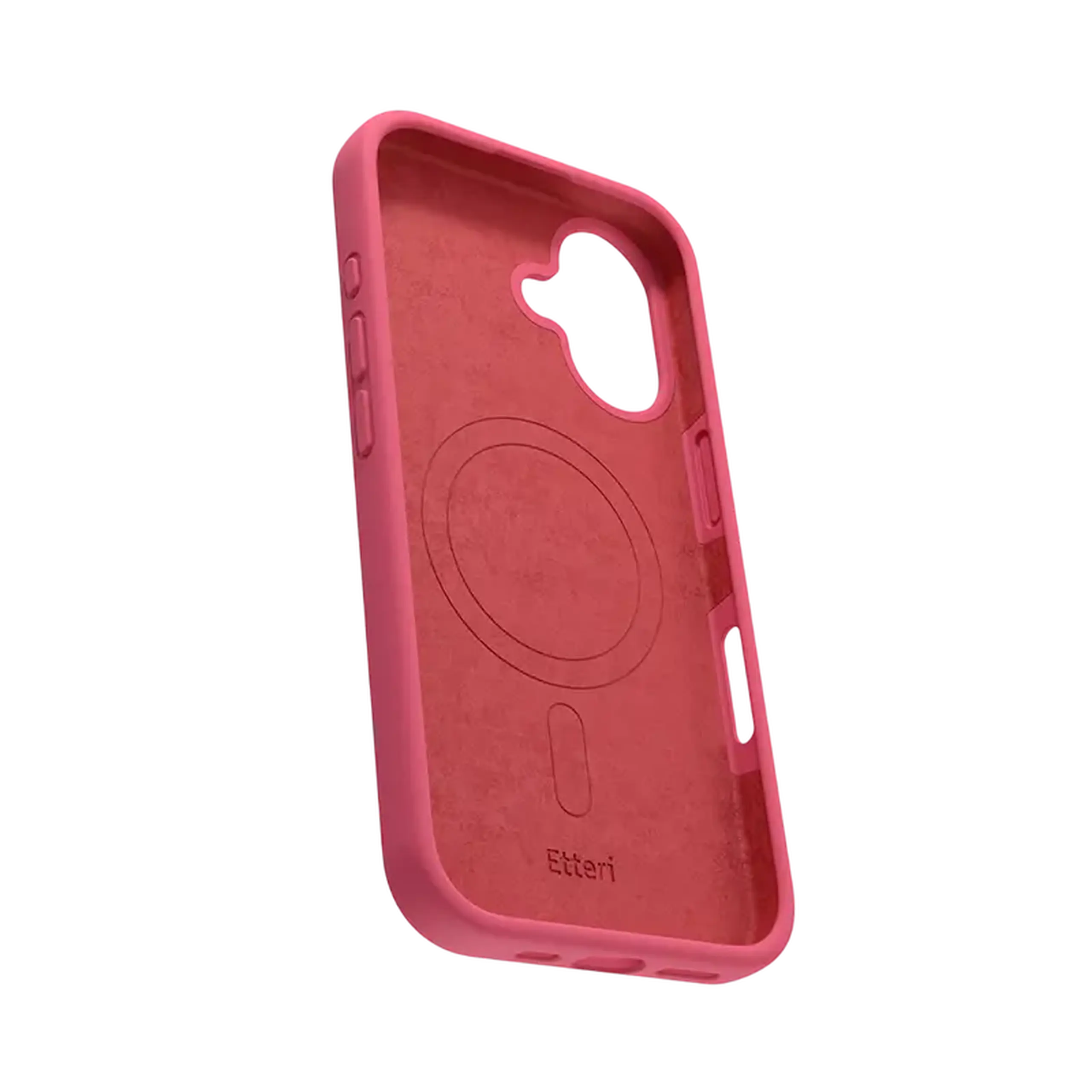 Husă Etteri Silicone Mag pentru Apple iPhone 16, Raspberry