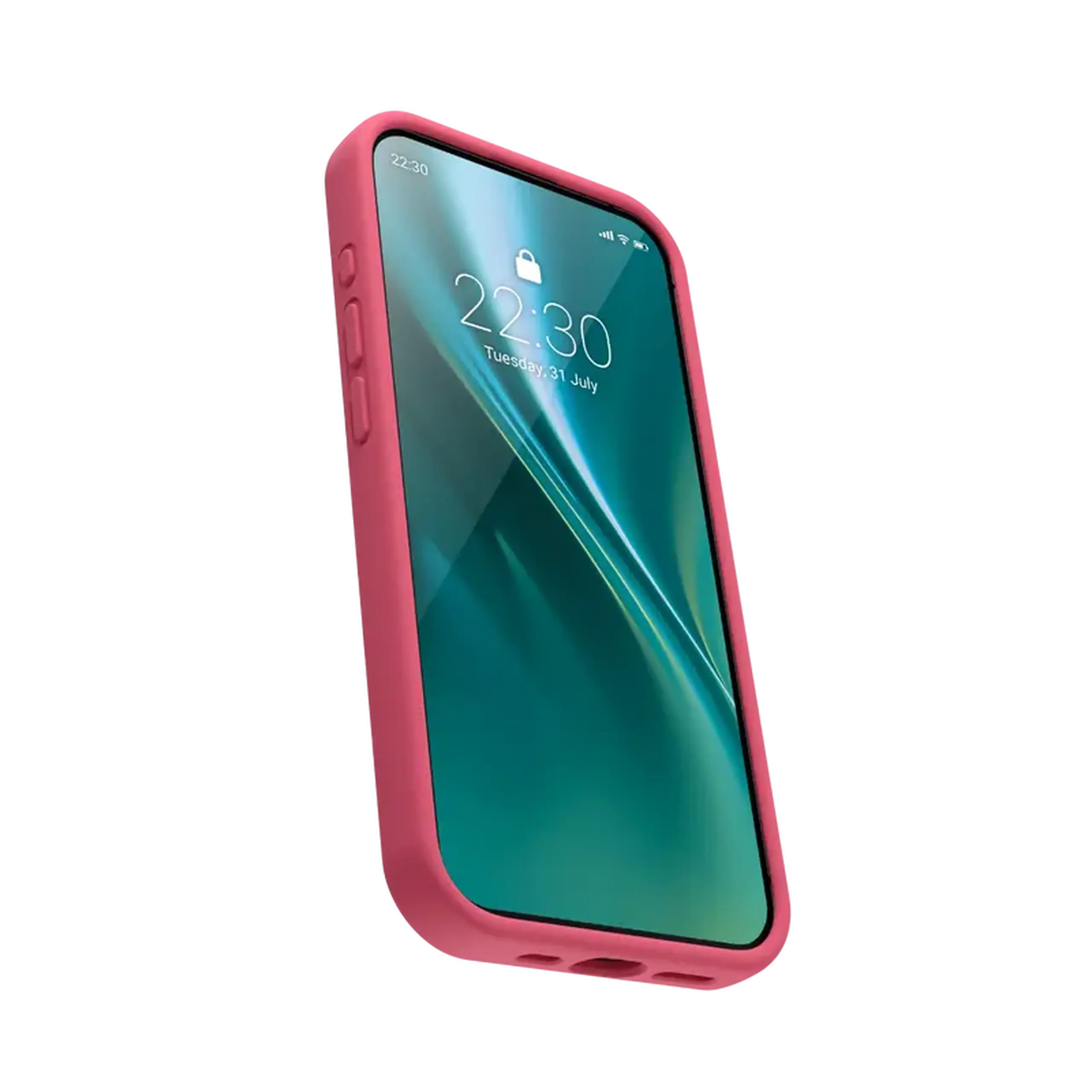 Husă Etteri Silicone Mag pentru Apple iPhone 16, Raspberry
