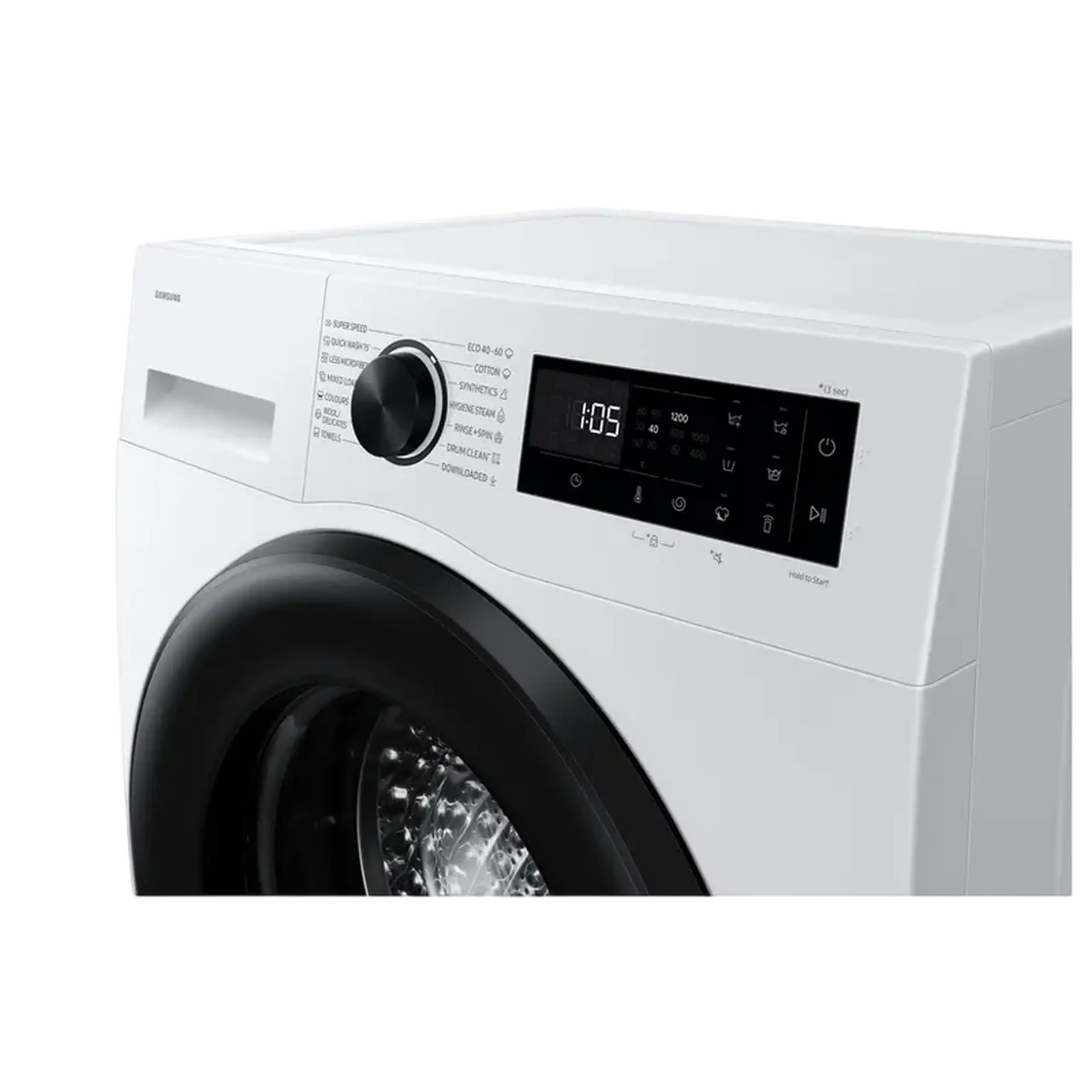 Mașină de spălat Samsung WW80FG5L32AELE, 8kg, Alb