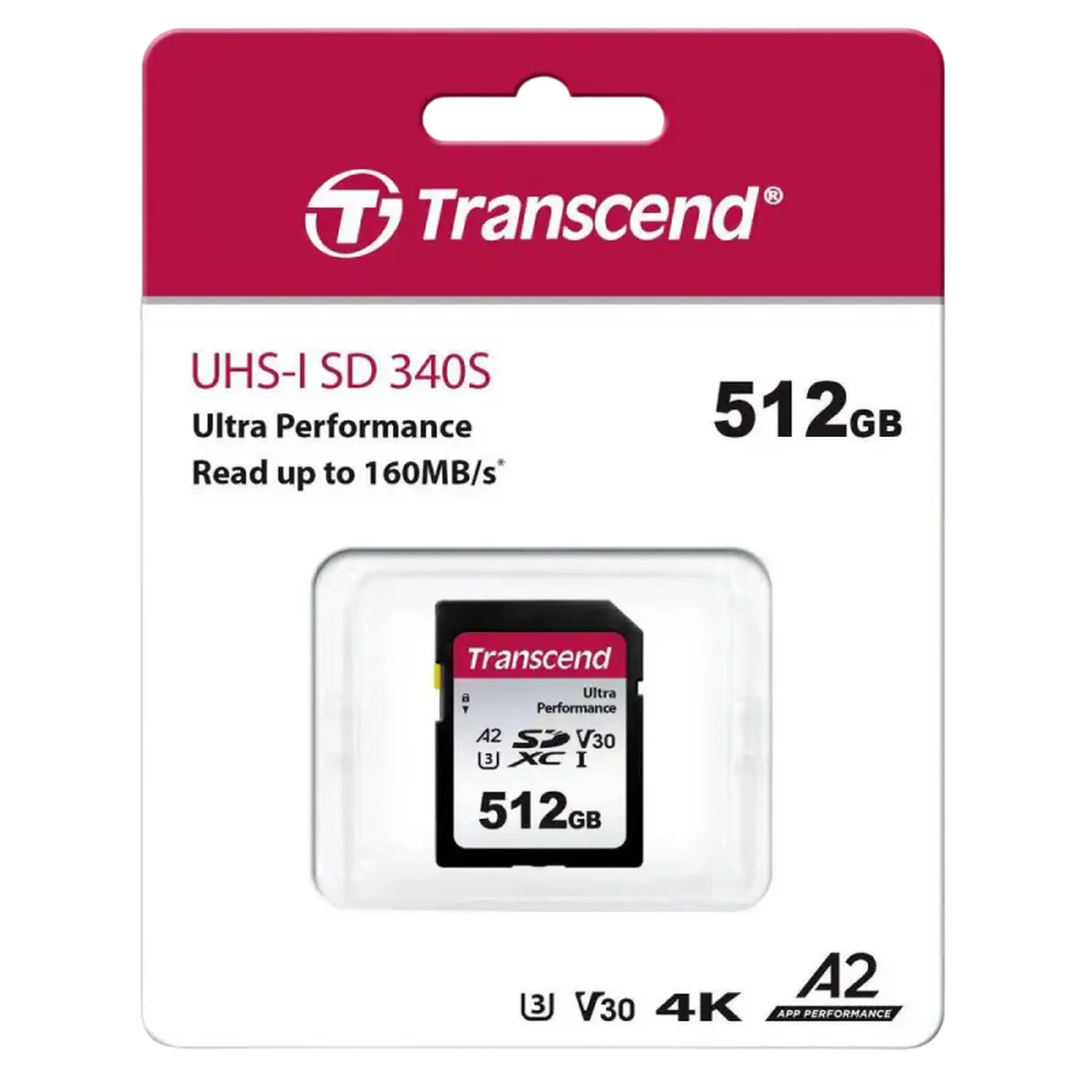 Card de Memorie Transcend SDXC 340S, 512GB (TS512GSDC340S)