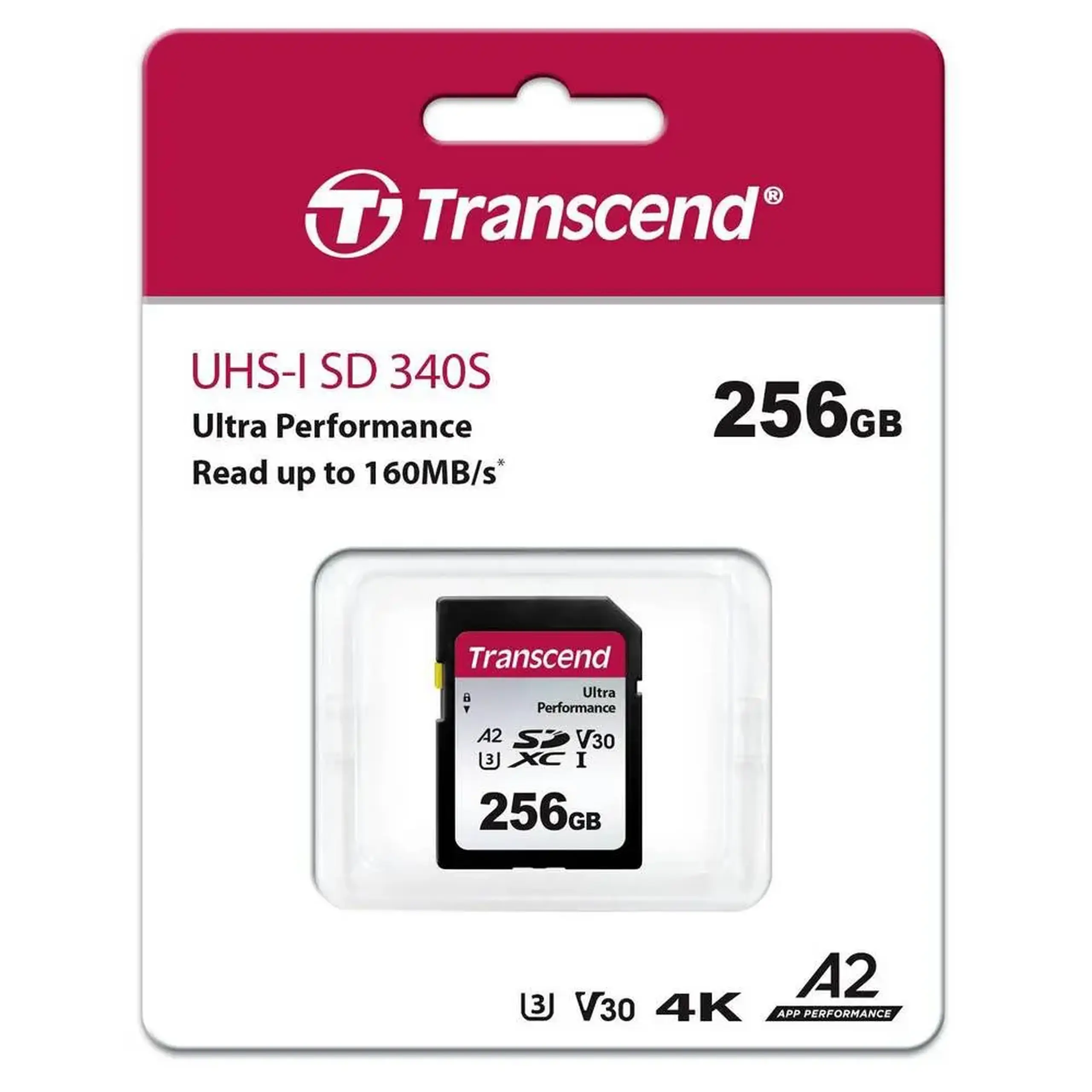 Card de Memorie Transcend SDXC 340S, 256GB (TS256GSDC340S)