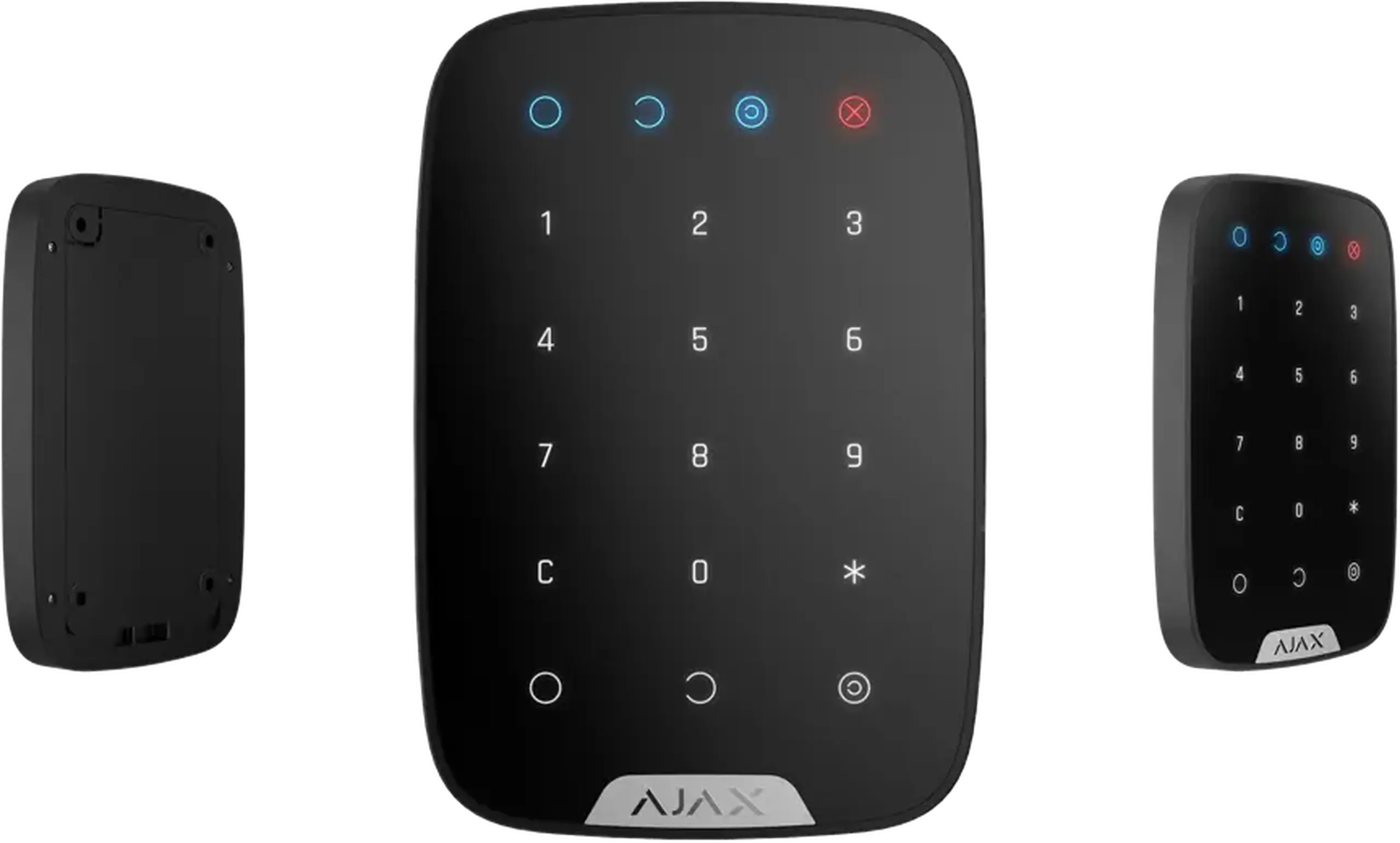 Tastatură tactilă de securitate Wireless Ajax „Keypad”, neagră