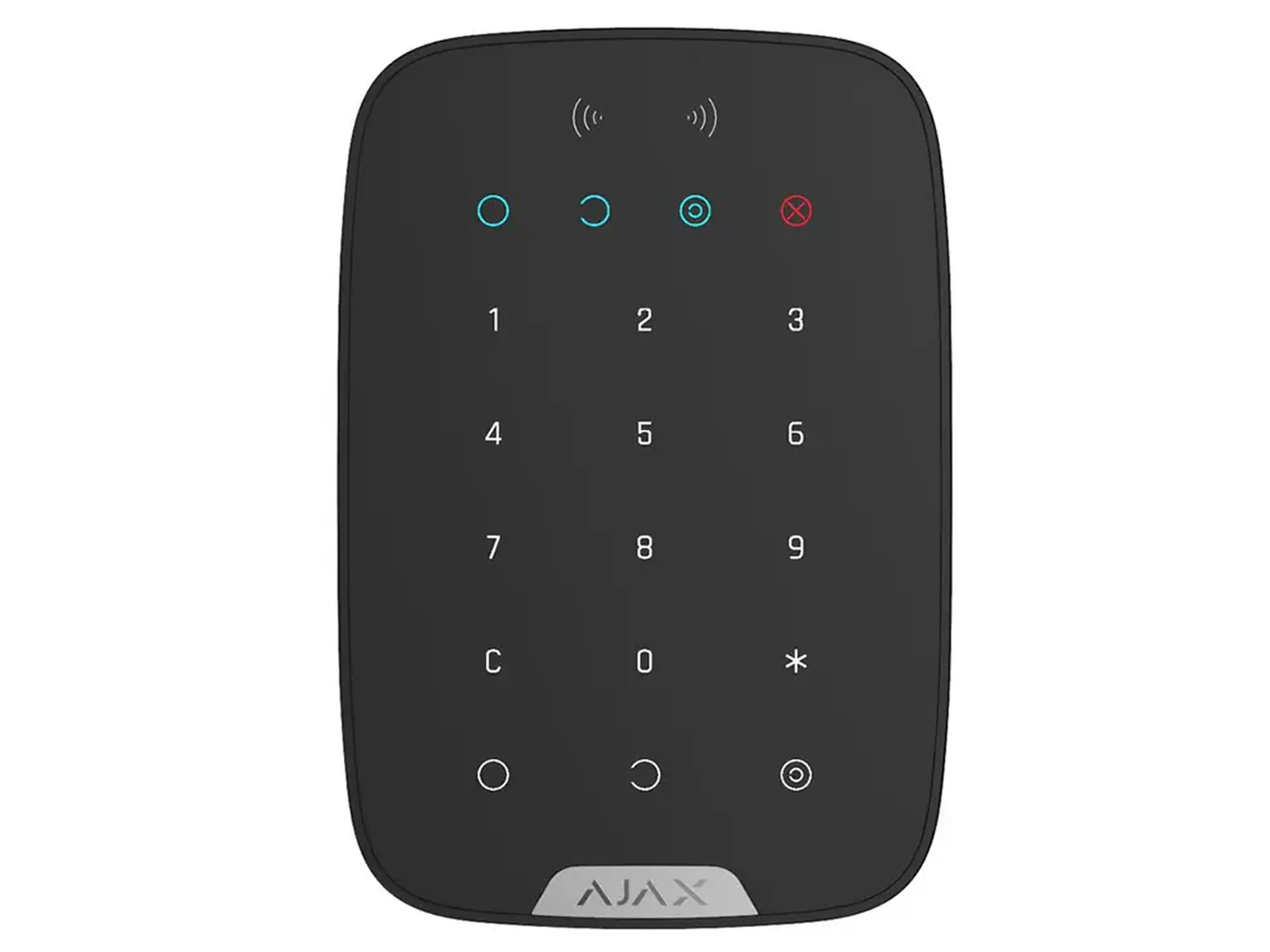 Tastatură tactilă de securitate Wireless Ajax „Keypad”, neagră