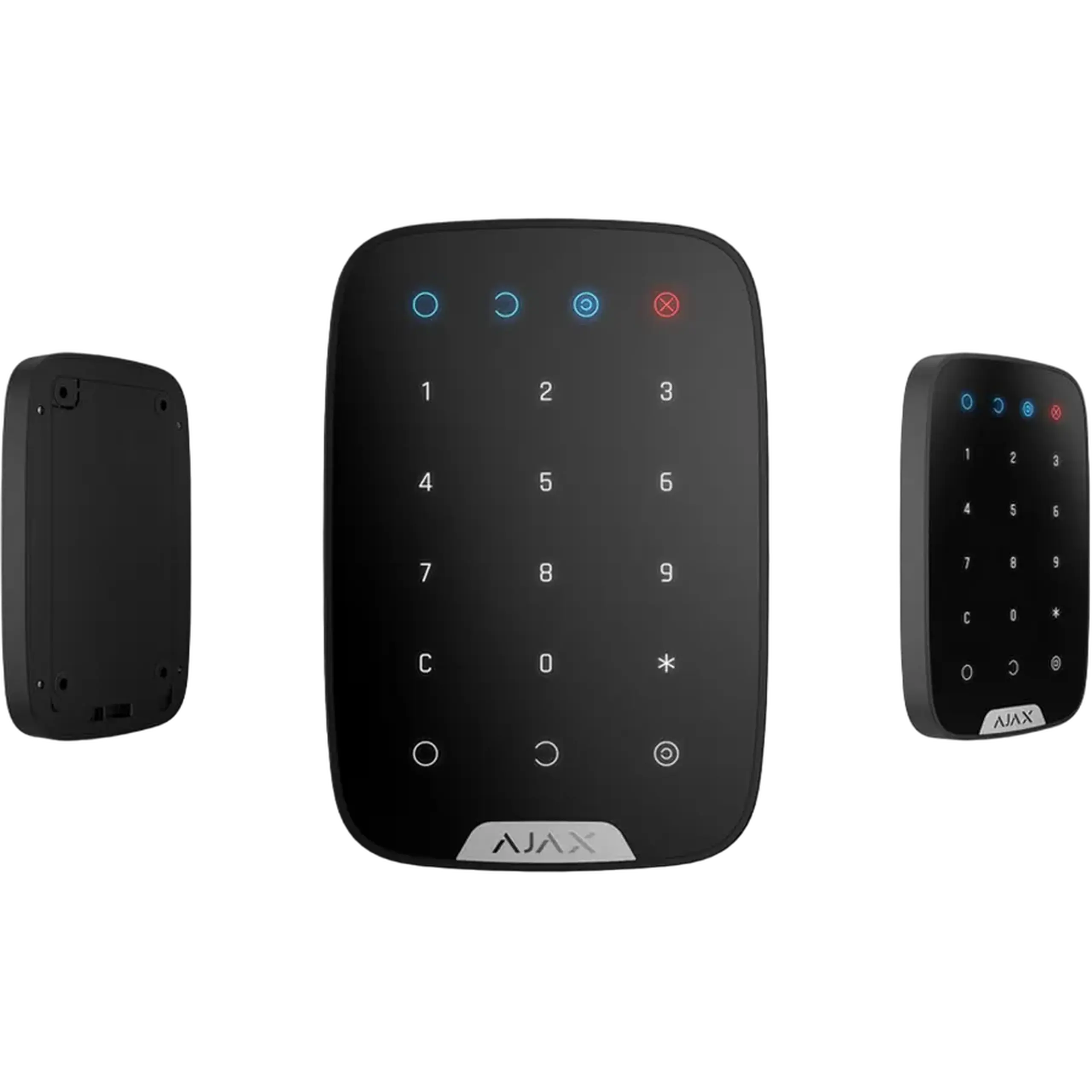 Tastatură tactilă de securitate Wireless Ajax „Keypad”, neagră