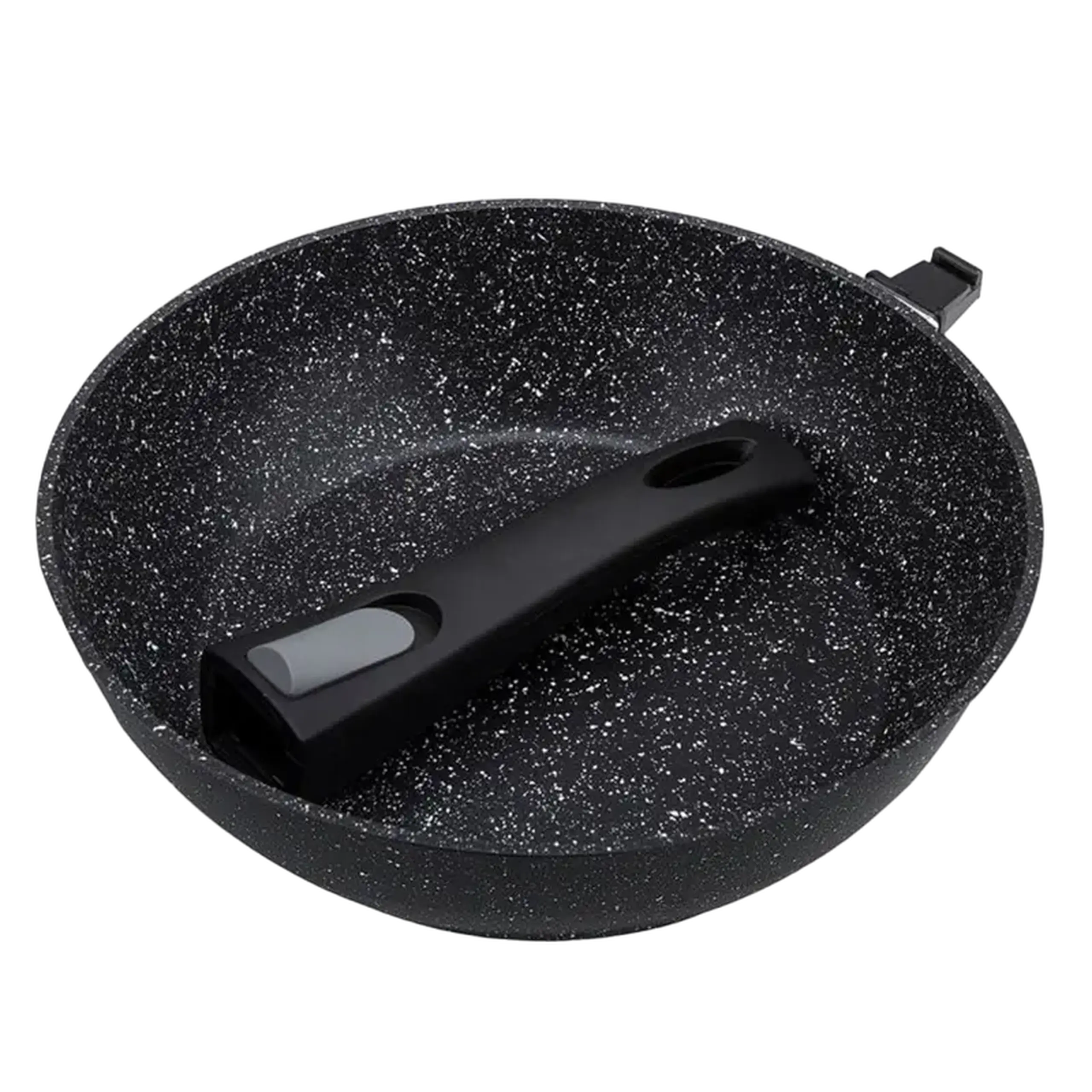 Tigaie adâncă RESTO 93042, 28cm, Negru