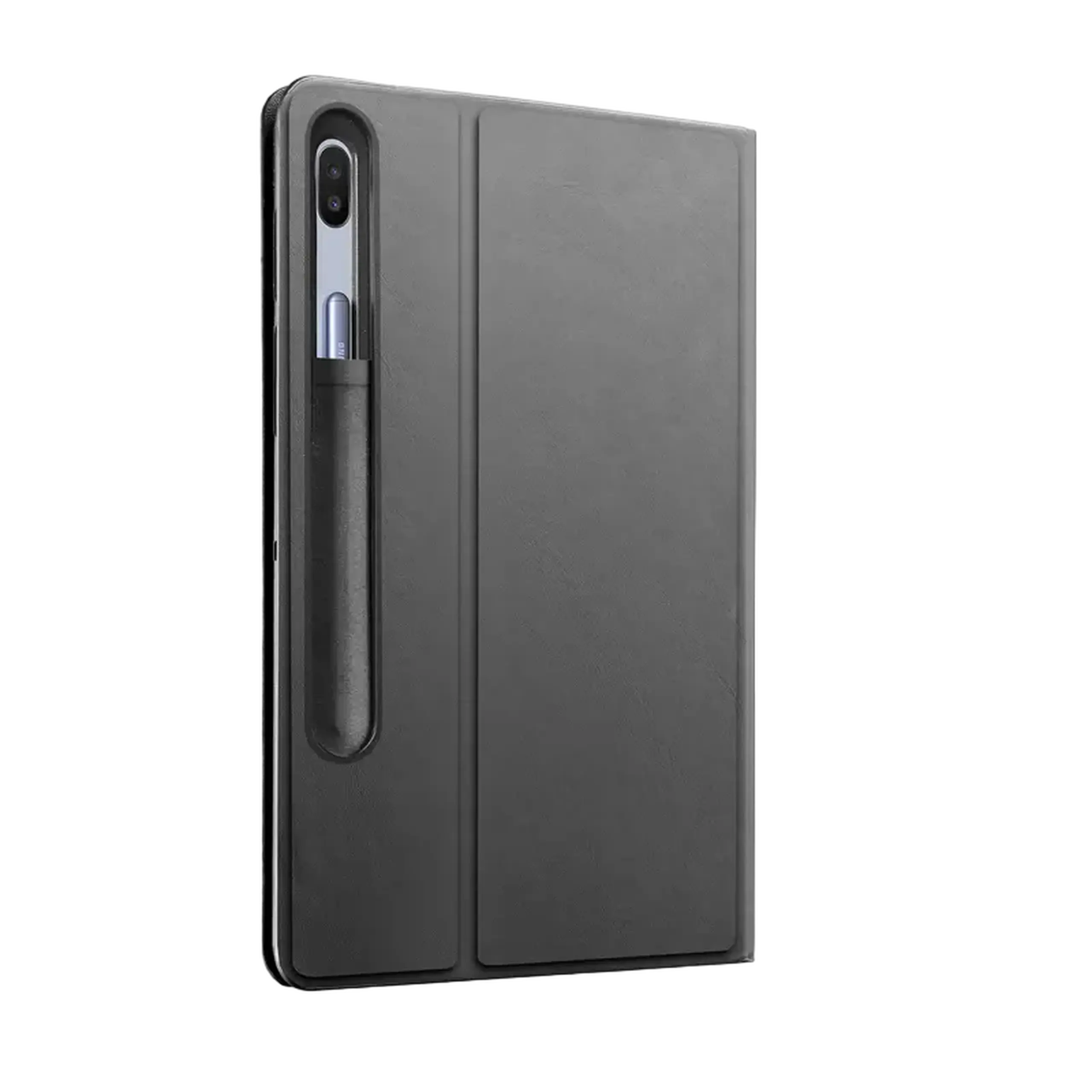 Celular Samsung Galaxy Tab S9+/S10+, husă cu suport, neagră