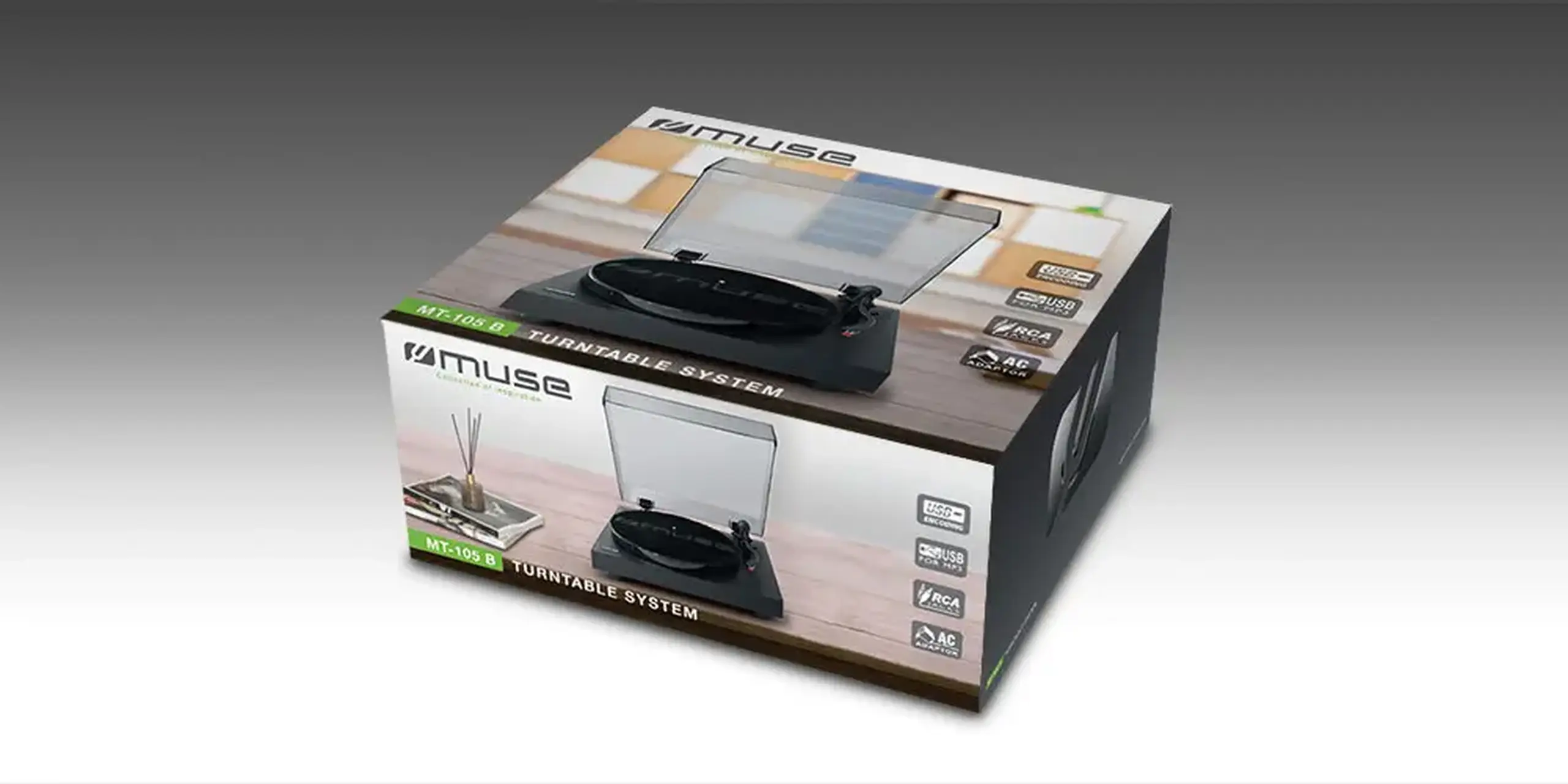 Sistem audio MUSE MT-105 B, Negru