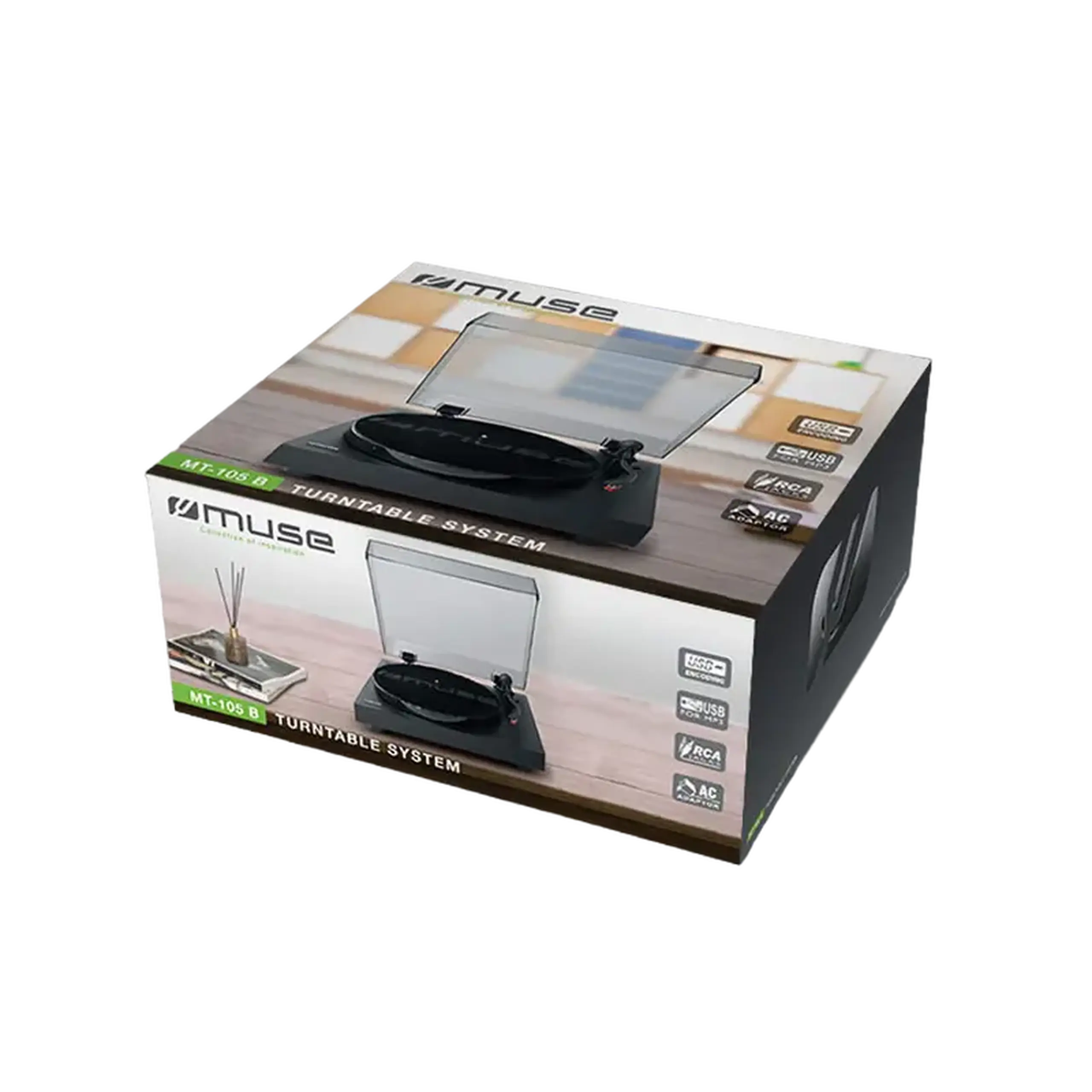 Sistem audio MUSE MT-105 B, Negru