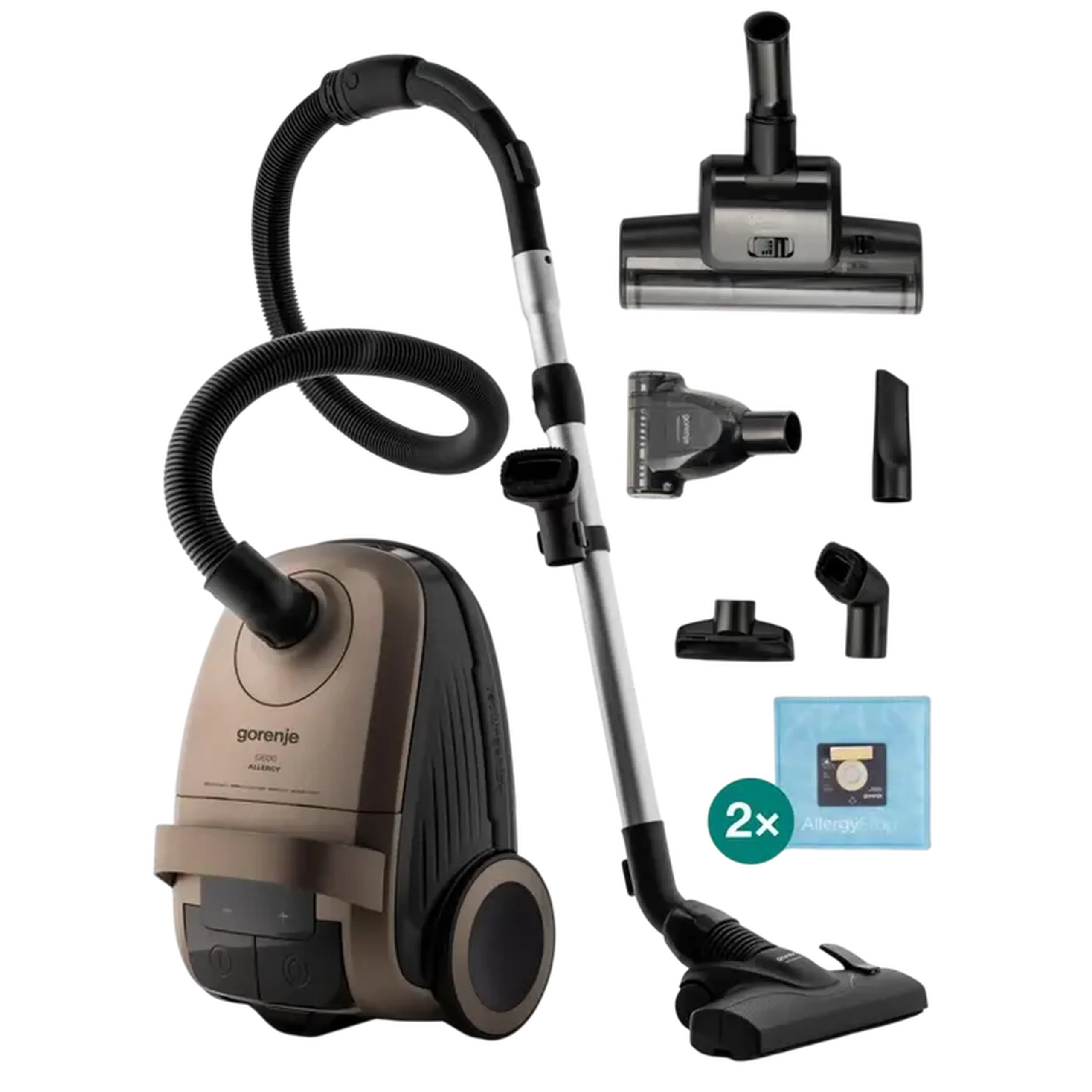 Aspirator Gorenje VCE28G6ALLGO, Negru