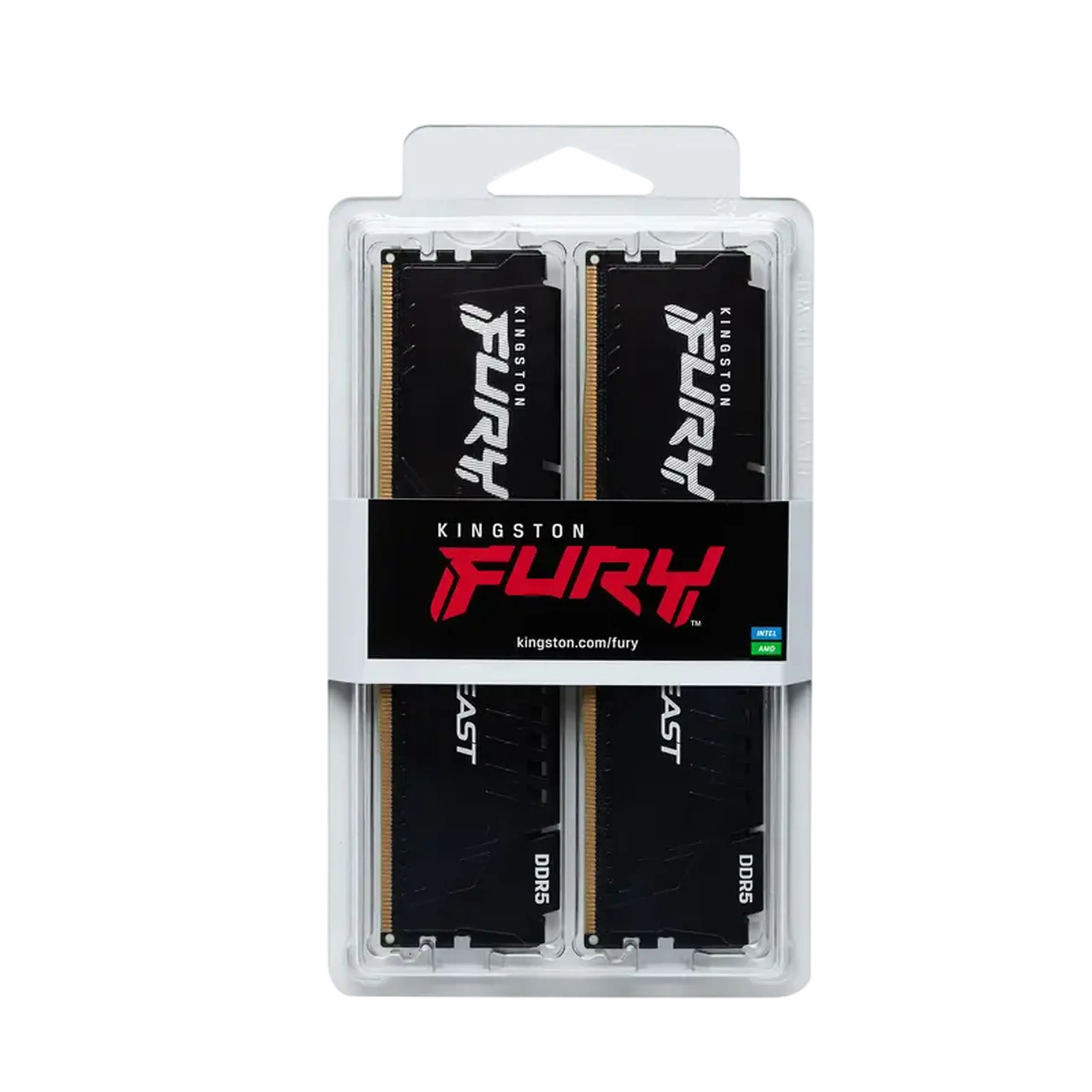 Memorie RAM Kingston FURY Beast, DDR5 SDRAM, 6000 MHz, 32GB, KF560C36BBE2K2-32