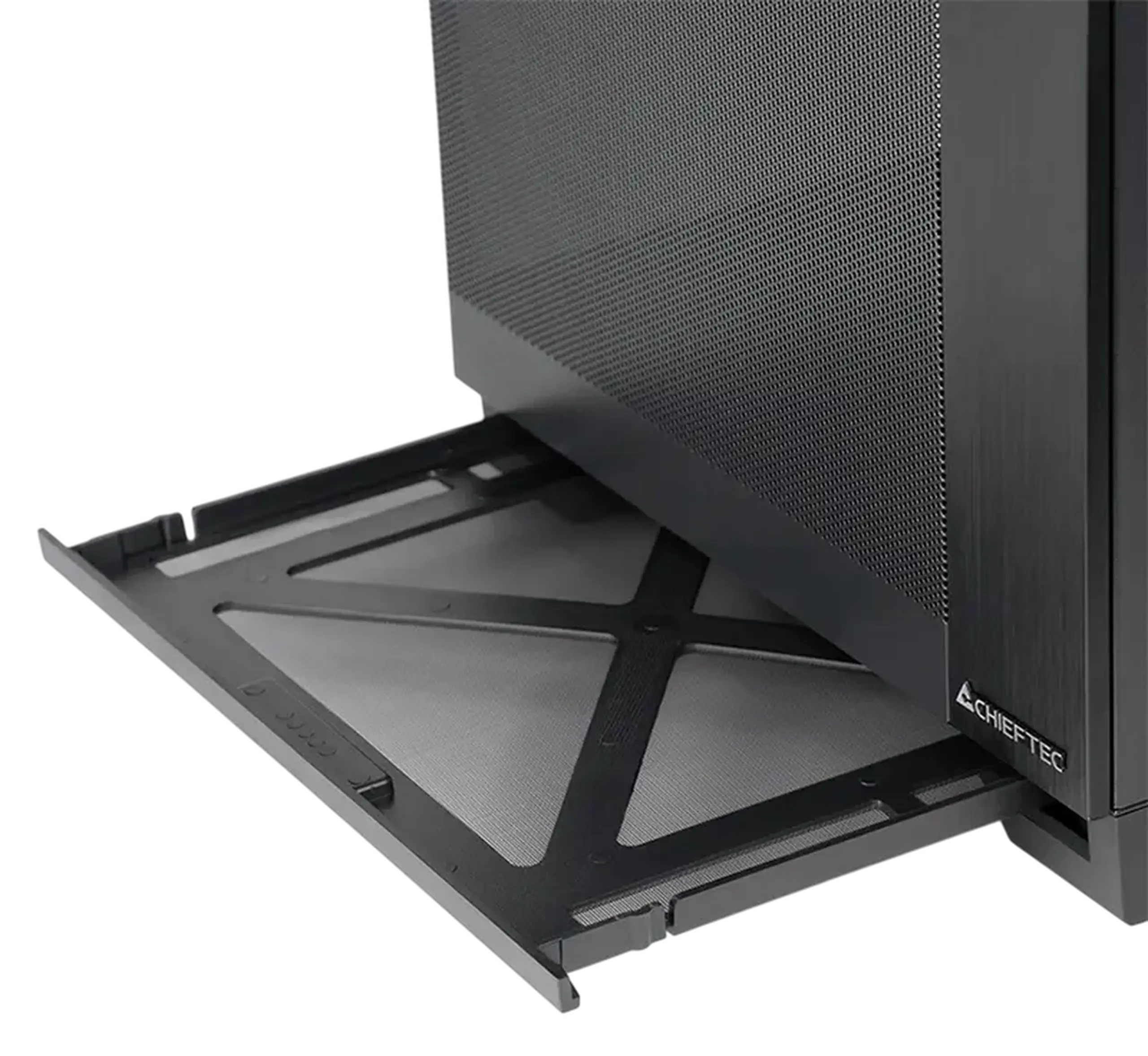 Carcasă PC Chieftec Visio Air, Mini-Tower, Fără PSU, Negru