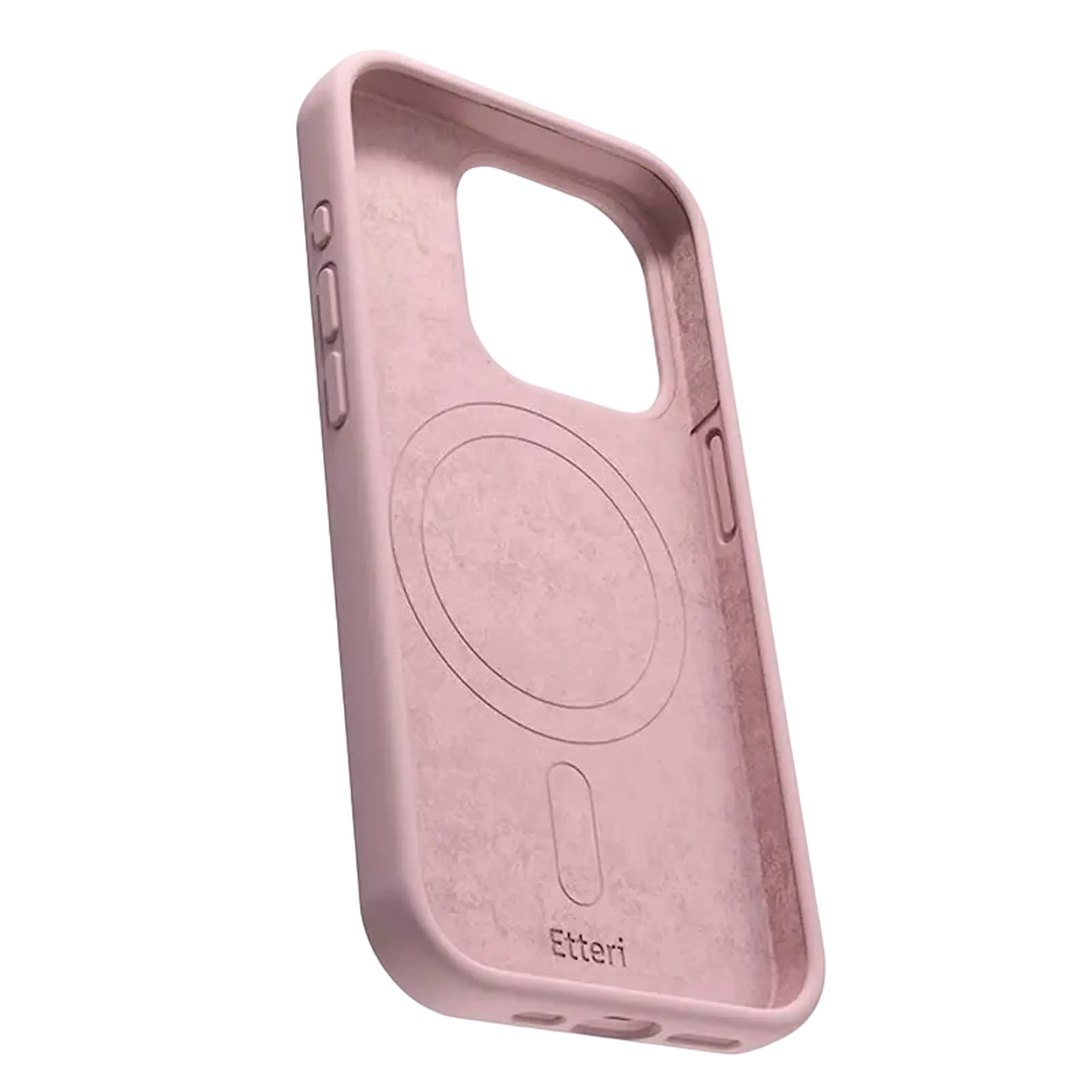Husă Etteri Silicone Mag case pentru iPhone 16 Pro Max, Light Pink
