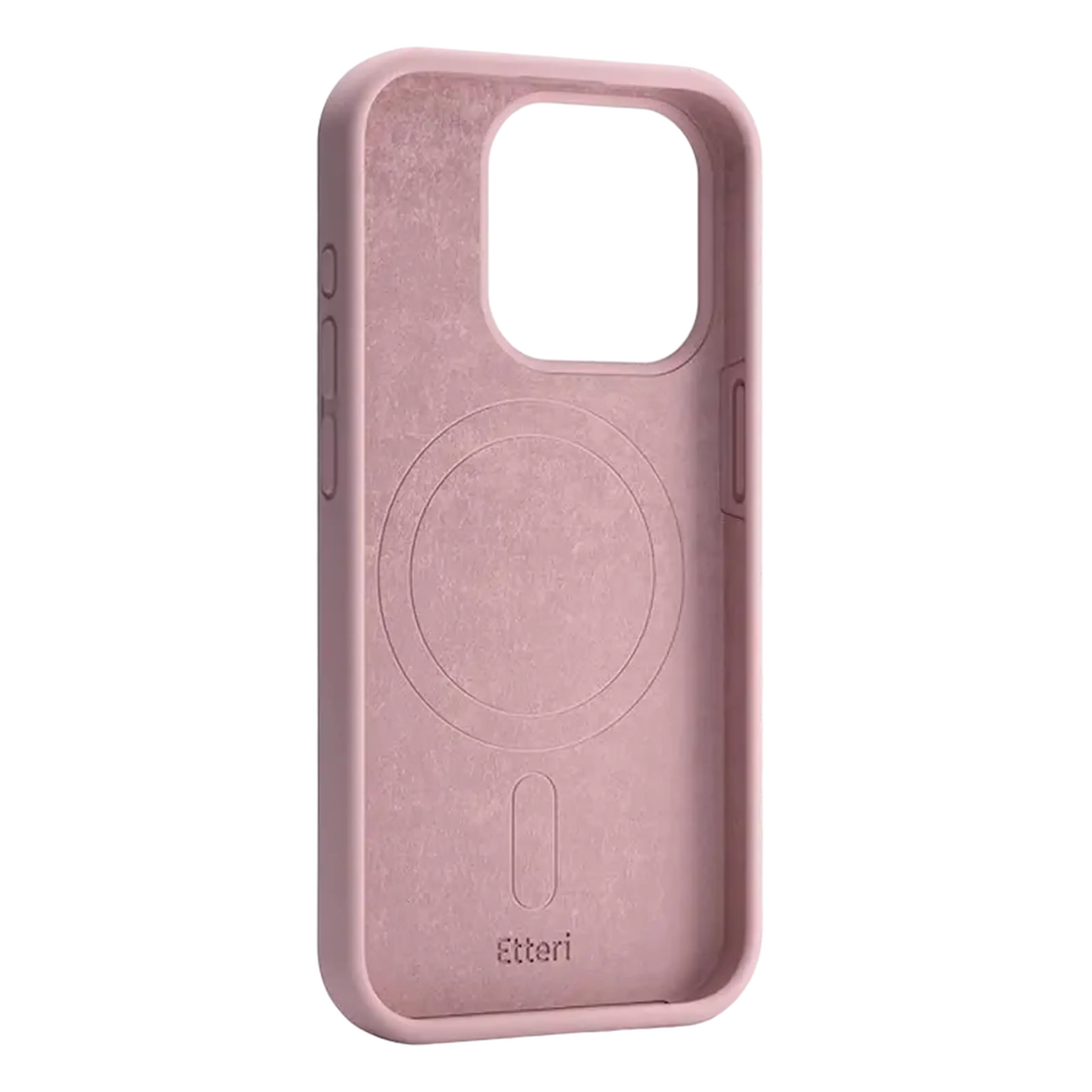 Husă Etteri Silicone Mag case pentru iPhone 16 Pro Max, Light Pink