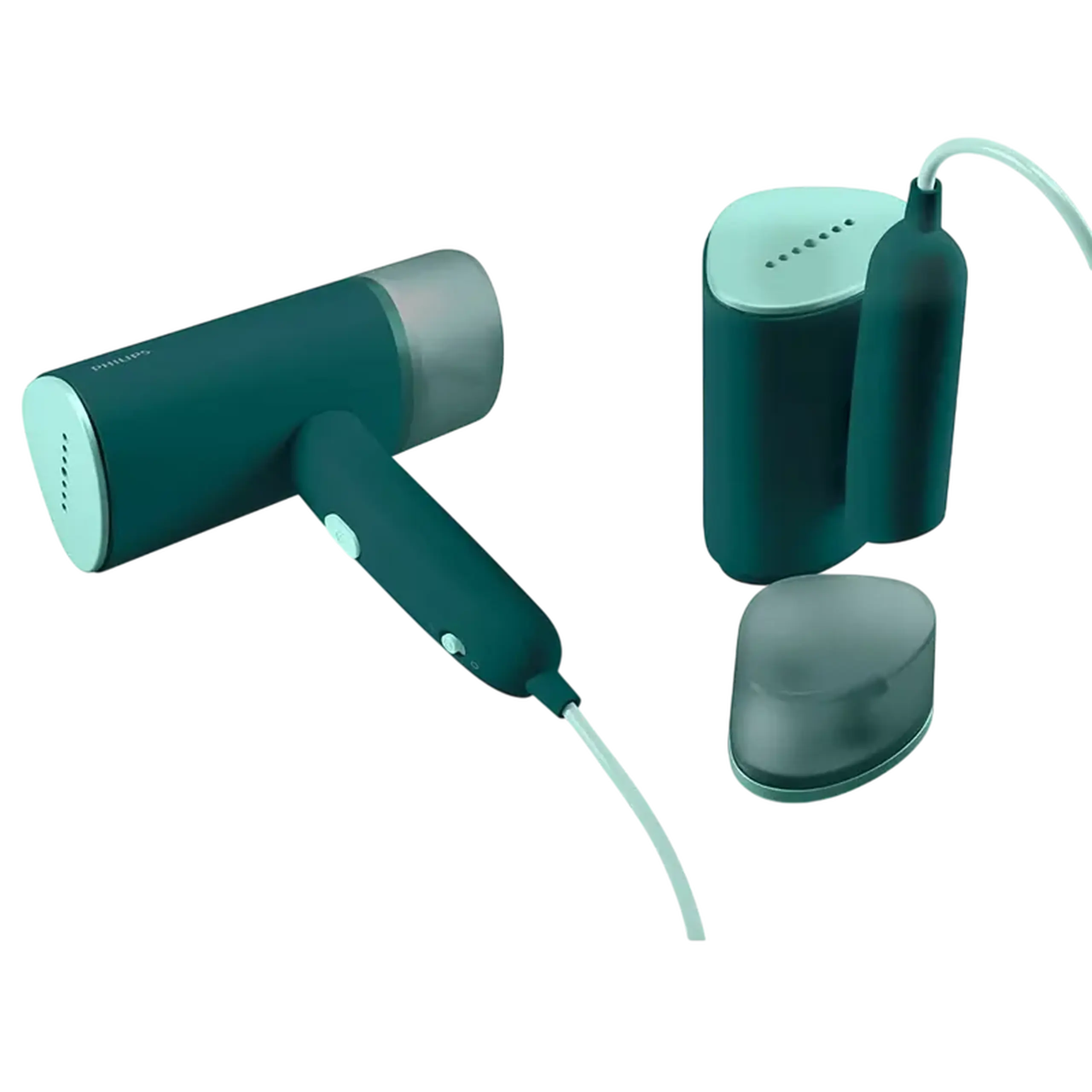 Aparat de călcat vertical cu aburi Philips STH3020/70, Verde inchis