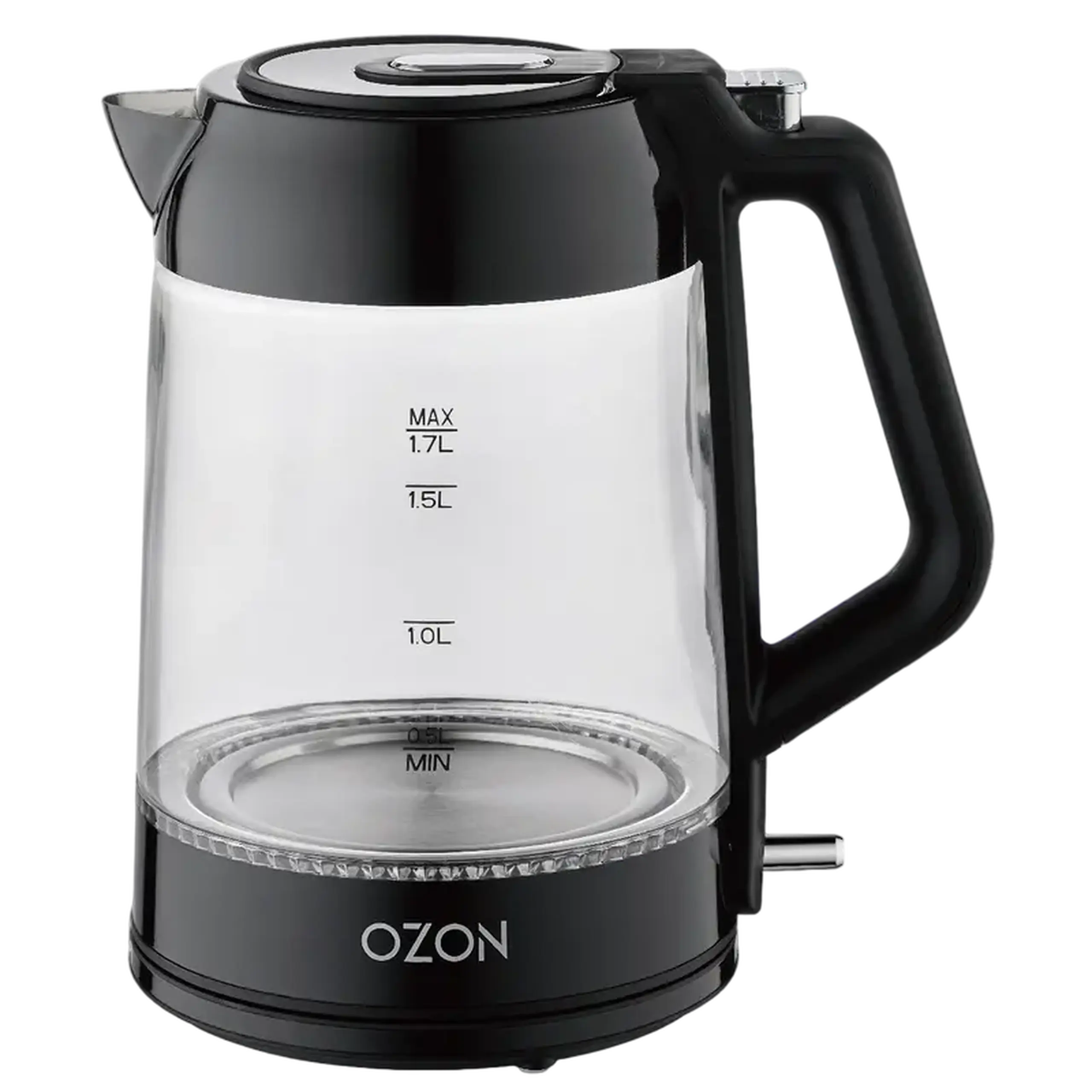 Fierbător electric OZON EKC-1705A-GS, Negru