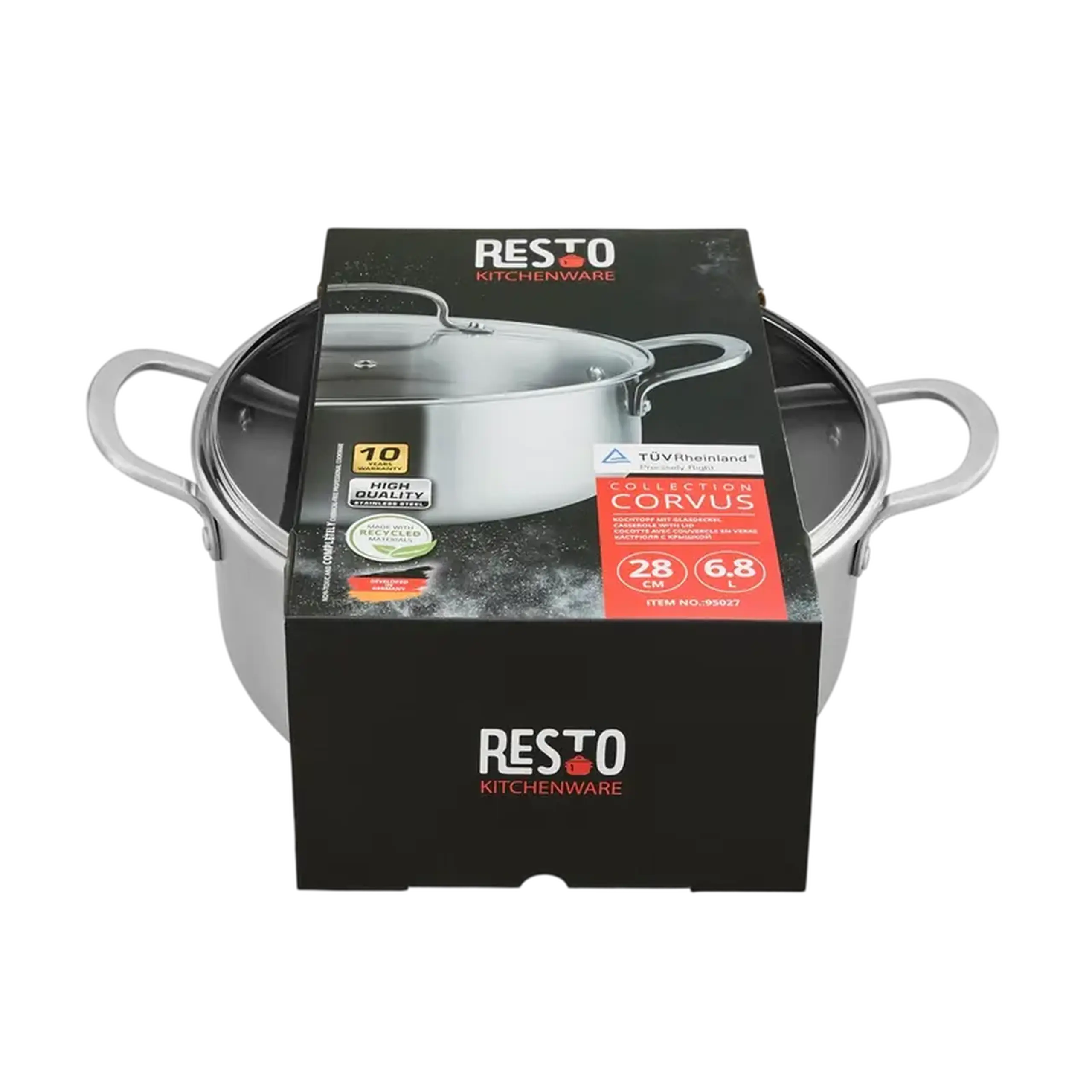Cratiță RESTO 95027, 7,3L, Oțel inoxidabil
