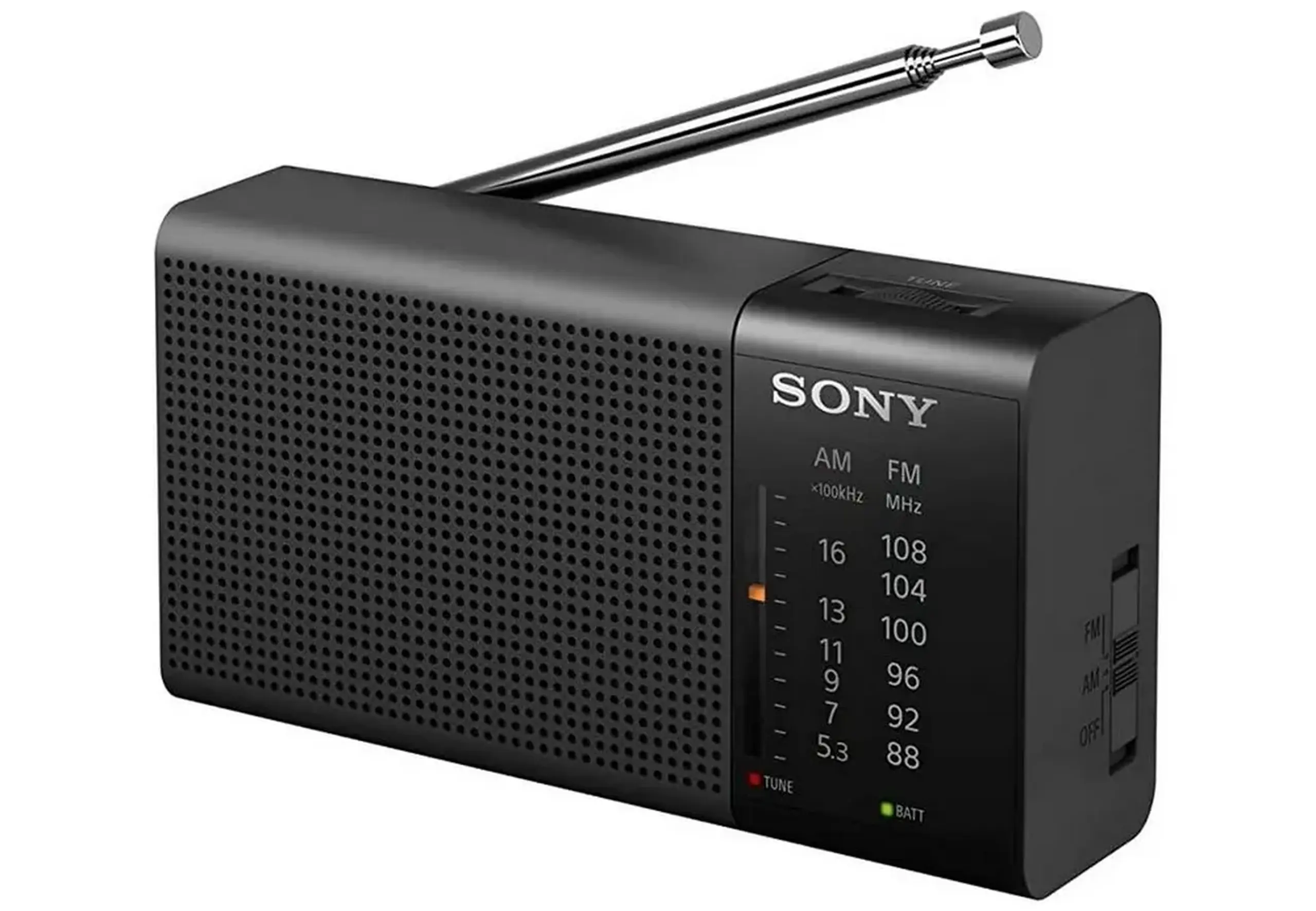 Radio portabil SONY ICF-P37, Negru