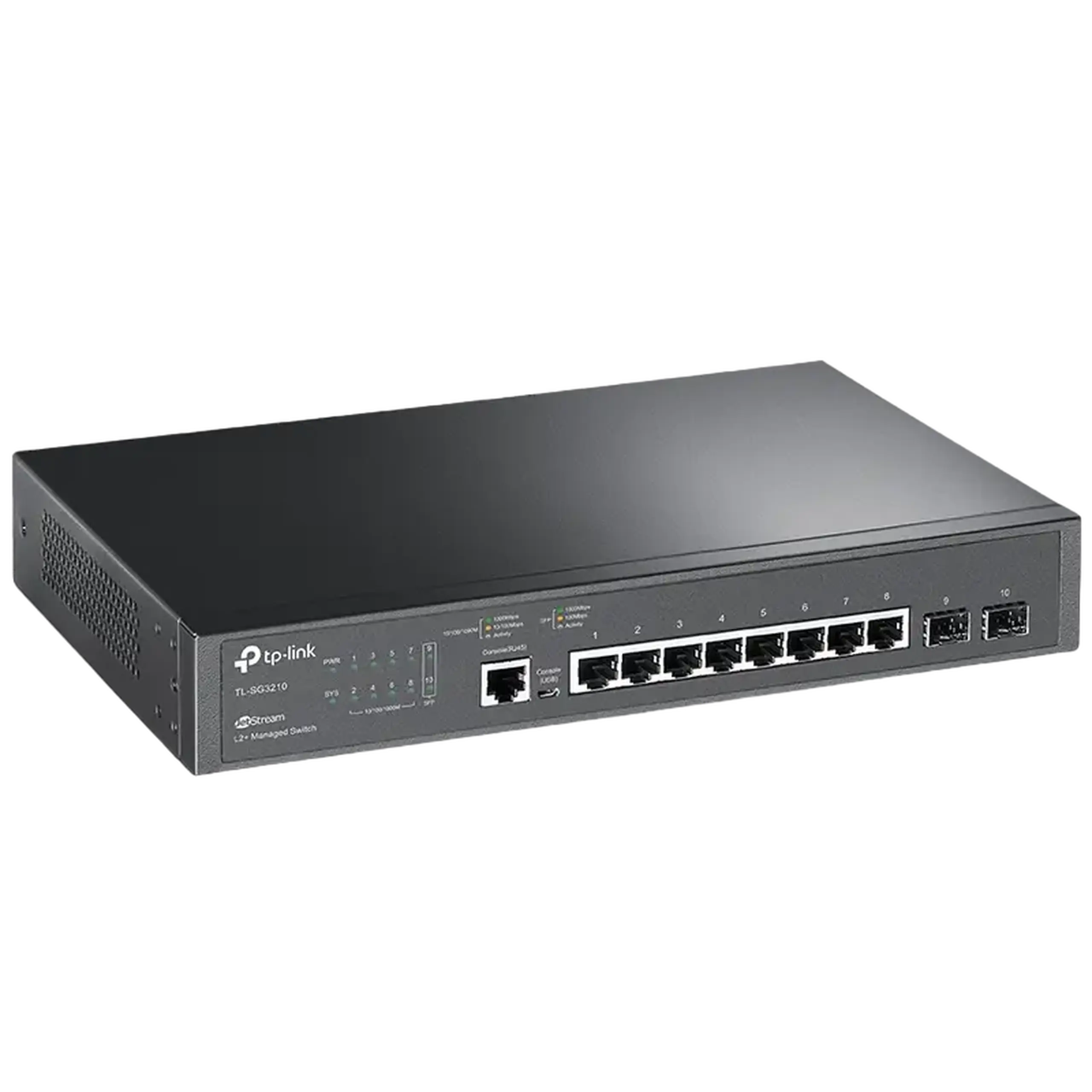 Switch de rețea TP-LINK TL-SG3210, 8x 10/100/1000 Mbps