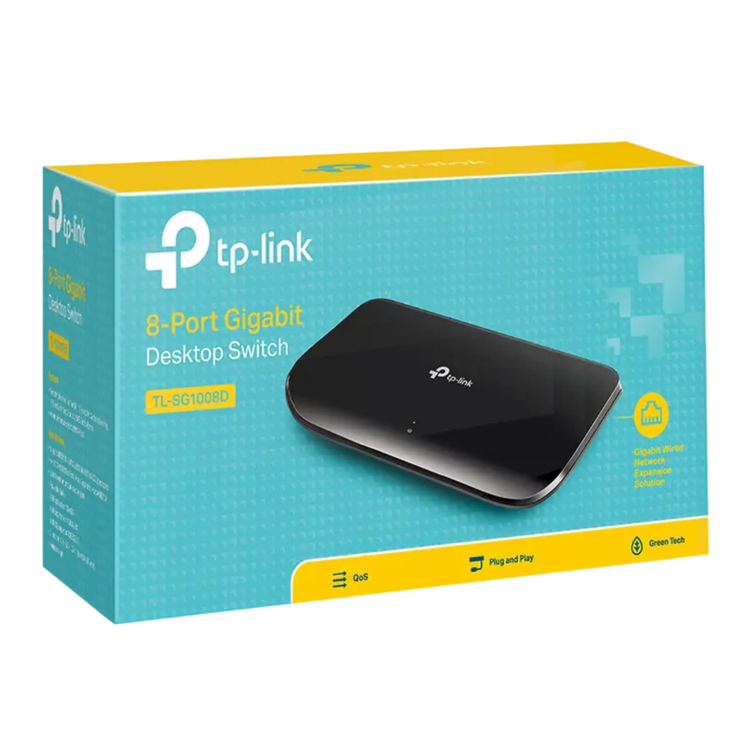 Switch de rețea TP-LINK TL-SG1008D, 8x 10/100/1000 Mbps