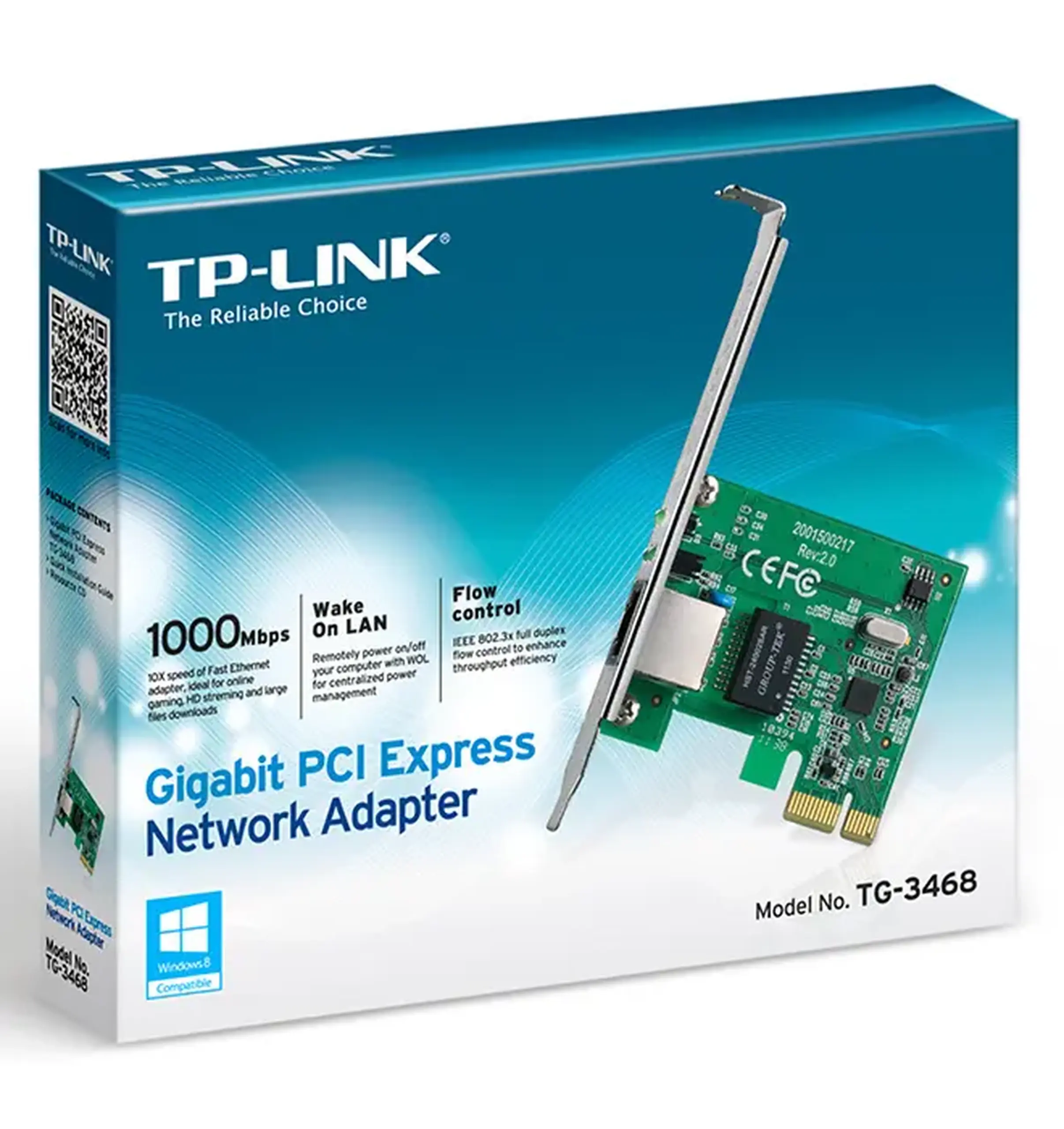 Adaptor reţea Gigabit PCI Express TG-3468 TP-LINK