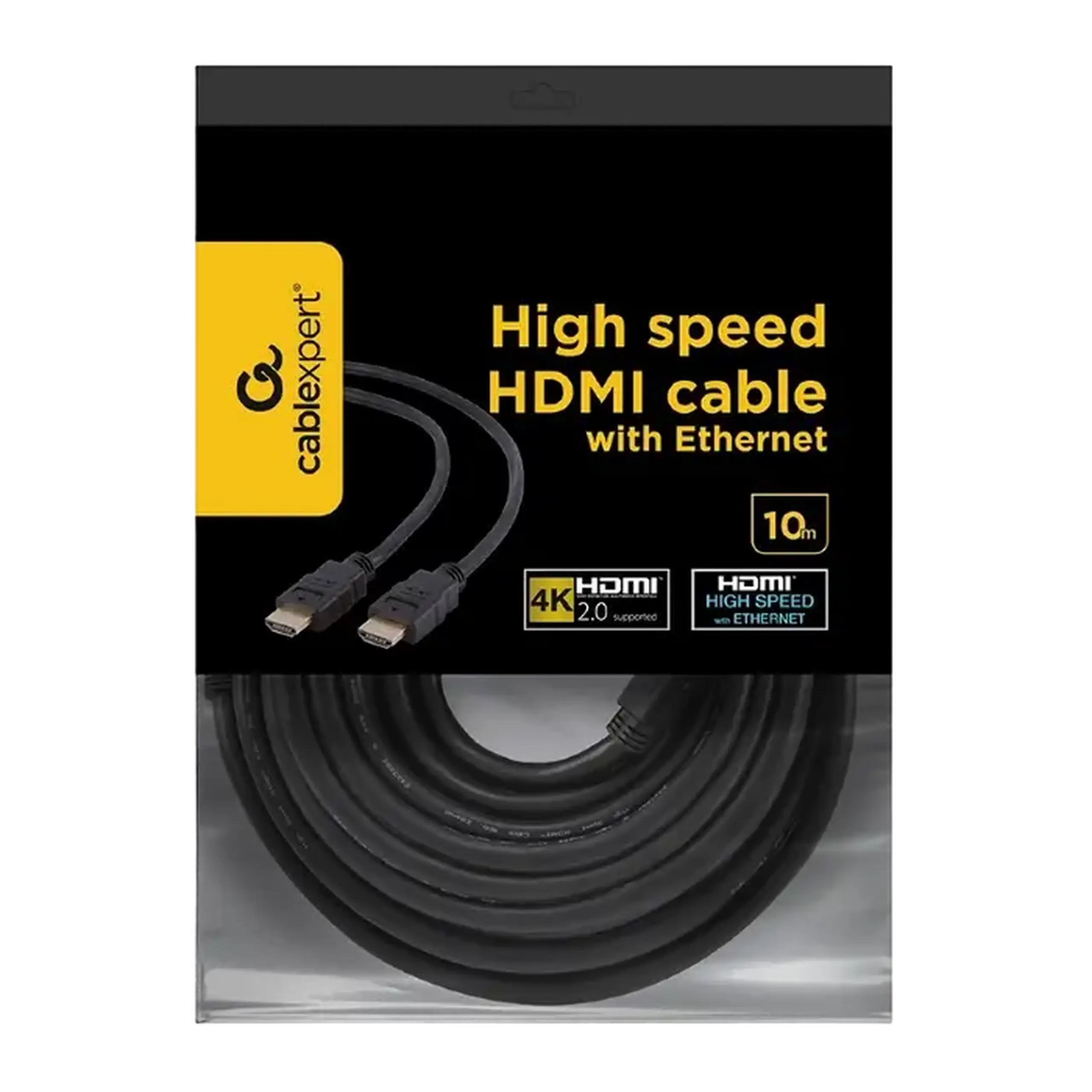 Cablu Video Cablexpert CC-HDMI4-10M, HDMI (M) - HDMI (M), 10m, Negru