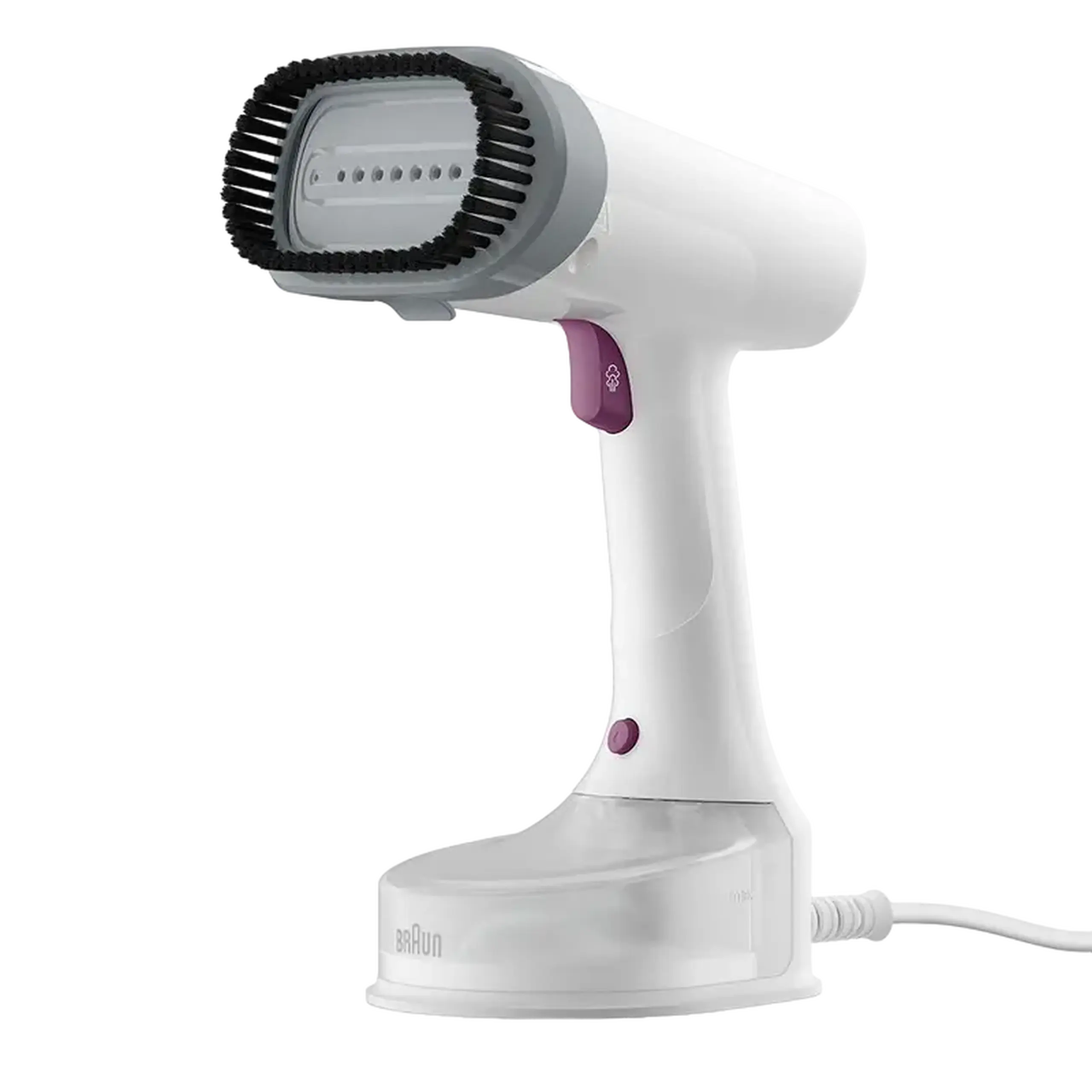 Aparat de călcat vertical cu aburi Braun GS 5011 PU, Alb