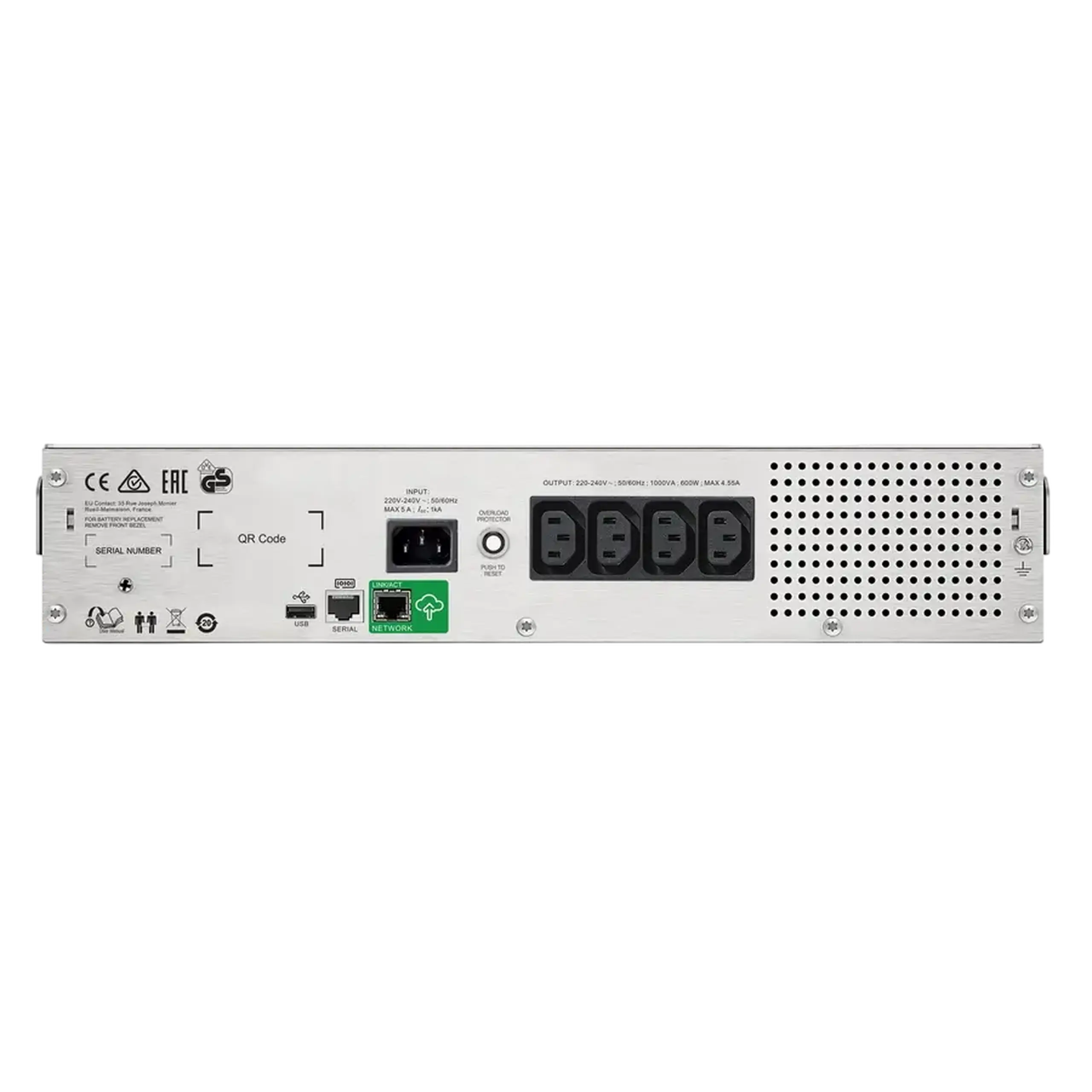 Sursă de alimentare neîntreruptibilă APC SMC1000I-2UC, Linear-interactiv, 1000VA, Montare pe rafturi