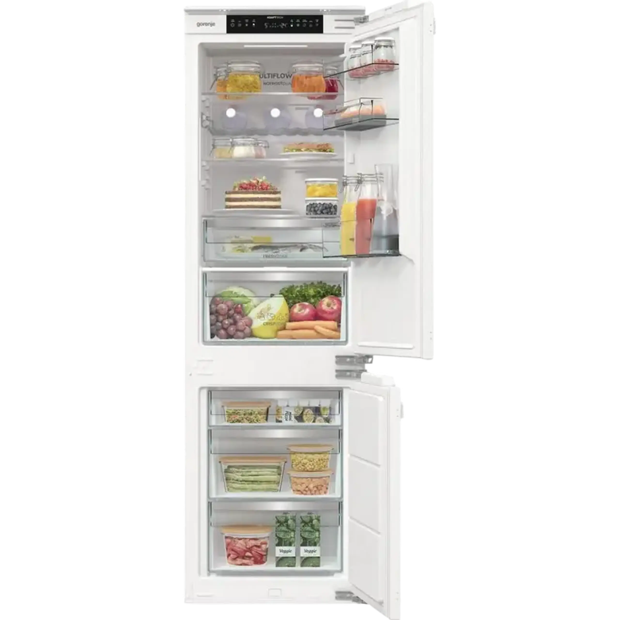 Frigider Gorenje NRKI517E62WF, Alb