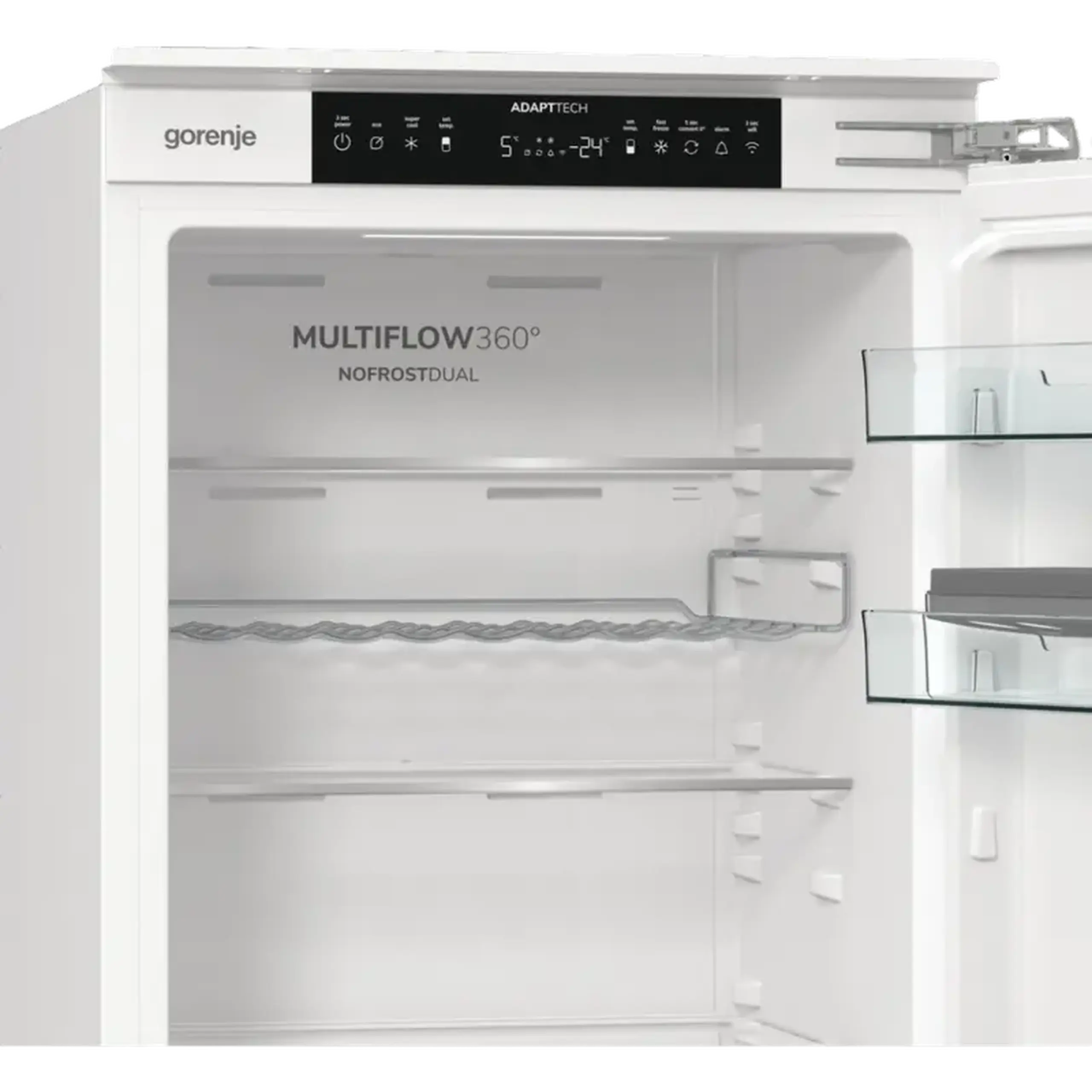 Frigider Gorenje NRKI517E62WF, Alb
