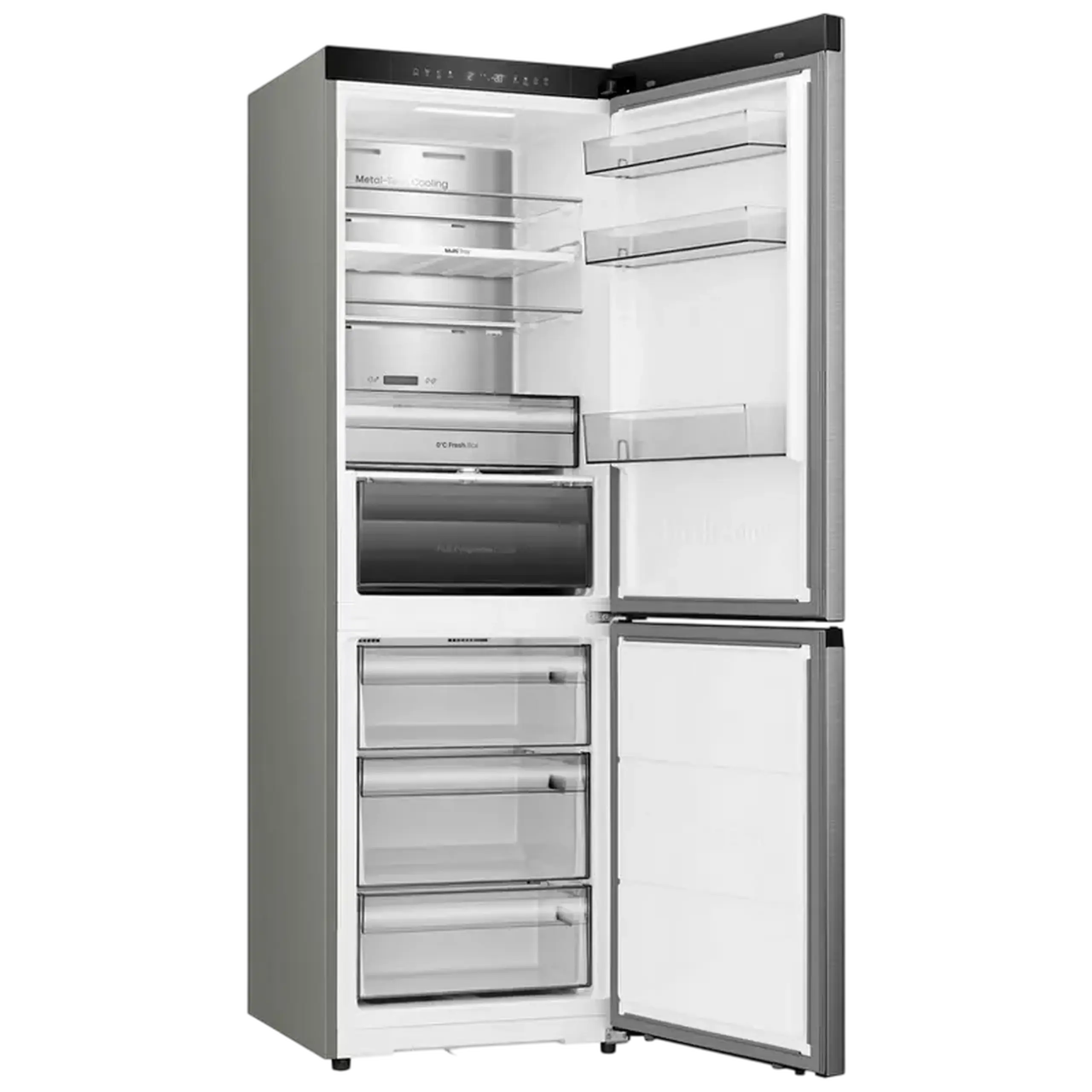 Frigider Hisense RB3K330SAIC, Oțel inoxidabil