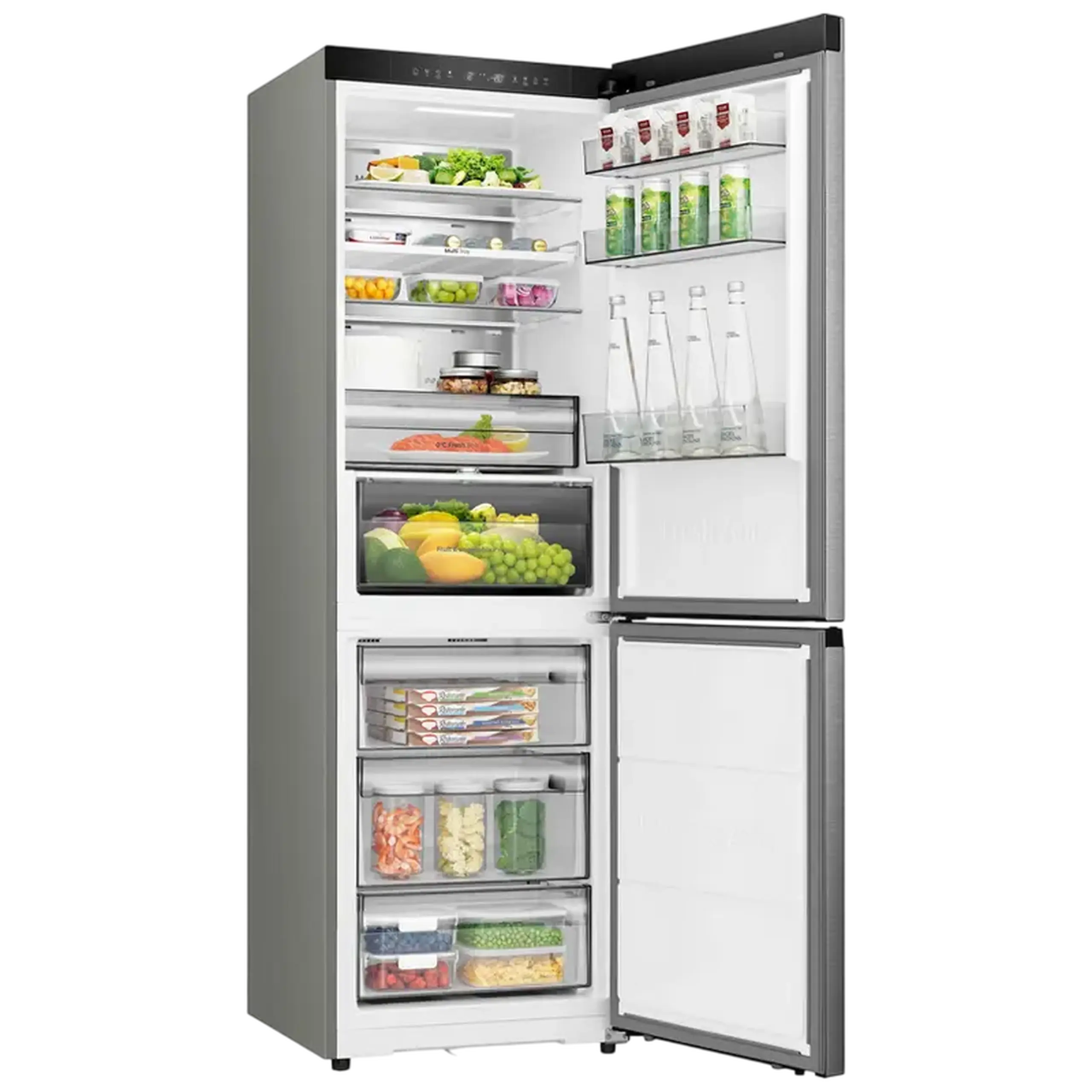 Frigider Hisense RB3K330SAIC, Oțel inoxidabil