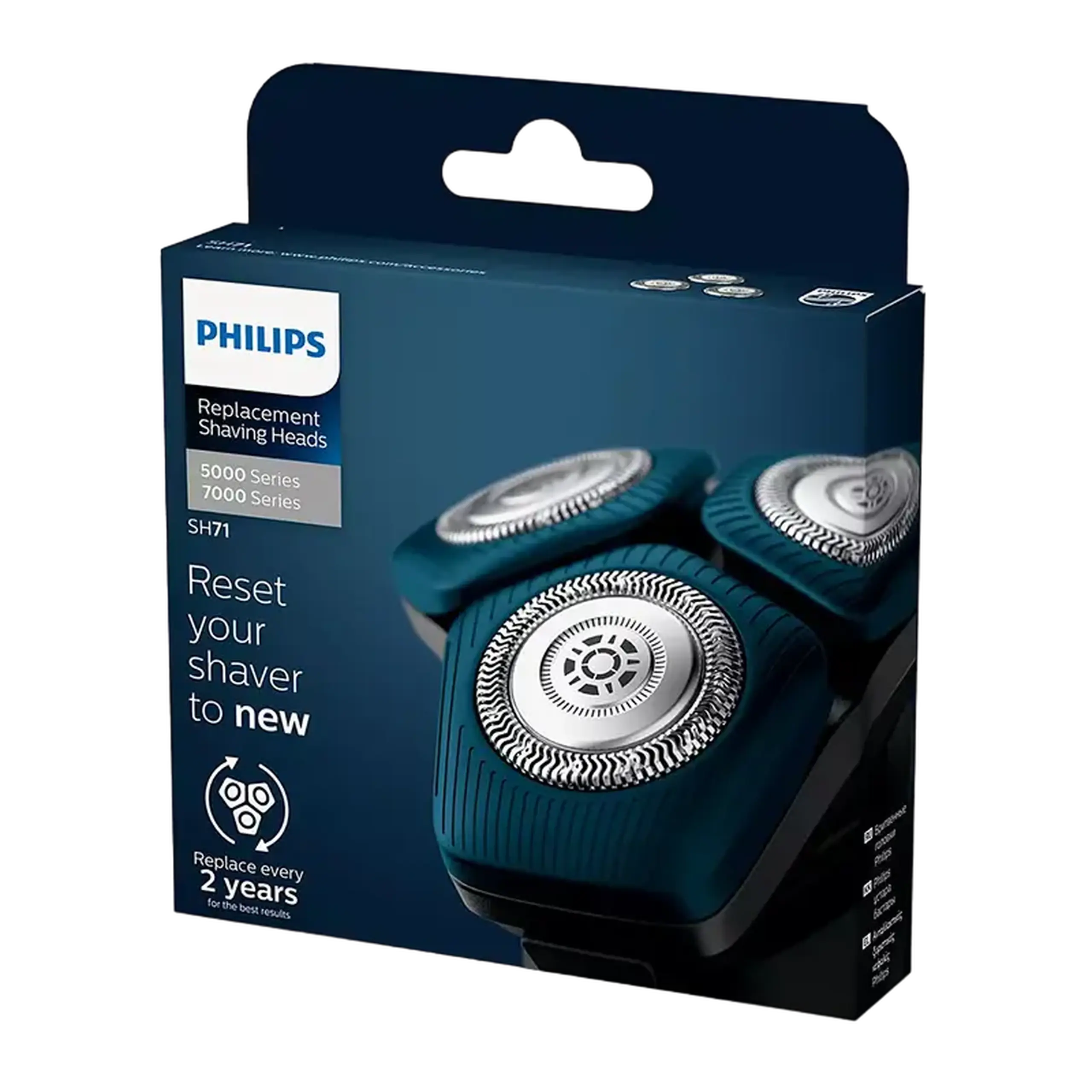 Cap de înlocuire pentru aparatul de ras electric Philips Series 7000, 5000 SH71/50, Argintiu