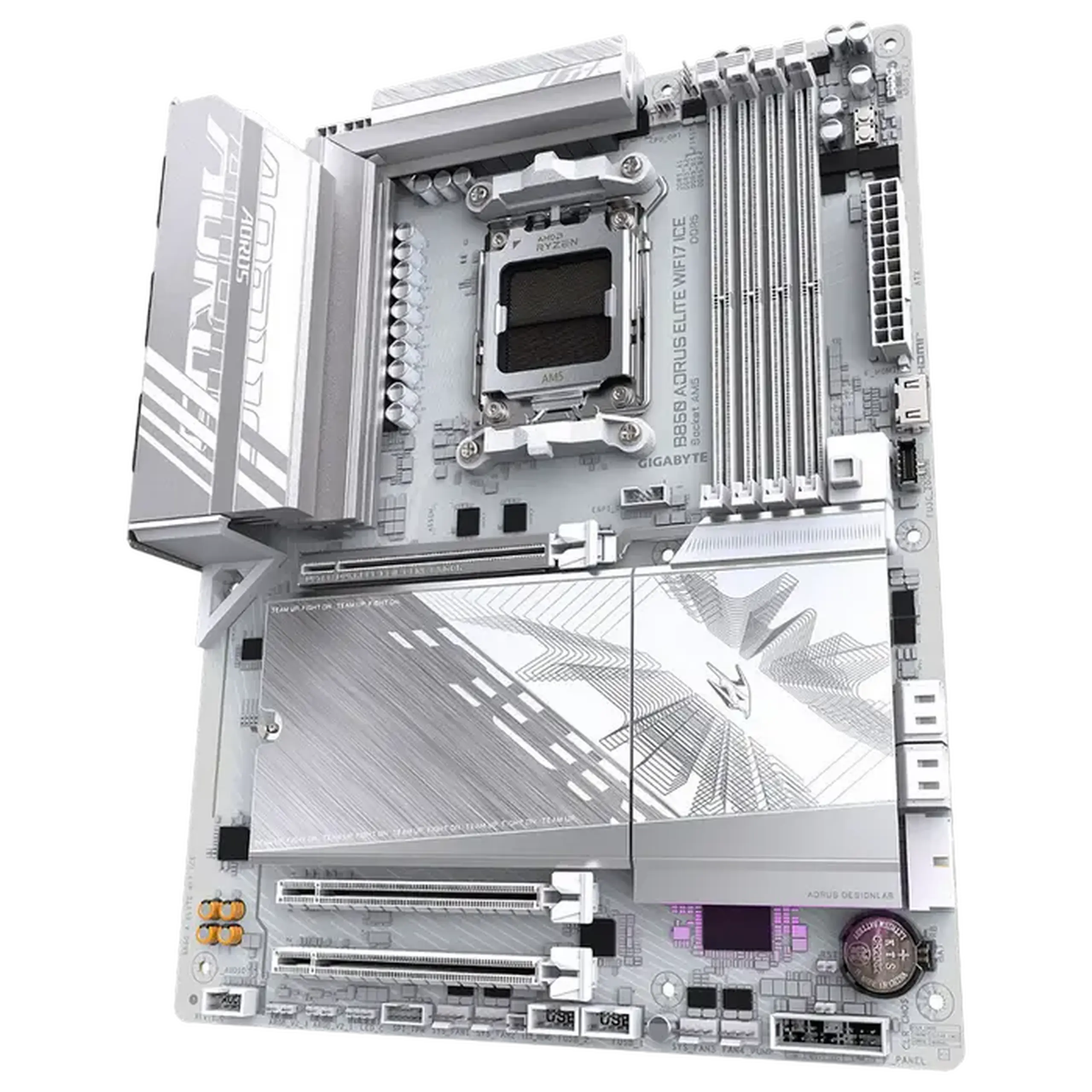 Placă de bază Gigabyte B850 A ELITE WF7 ICE, AM5, AMD B850, ATX