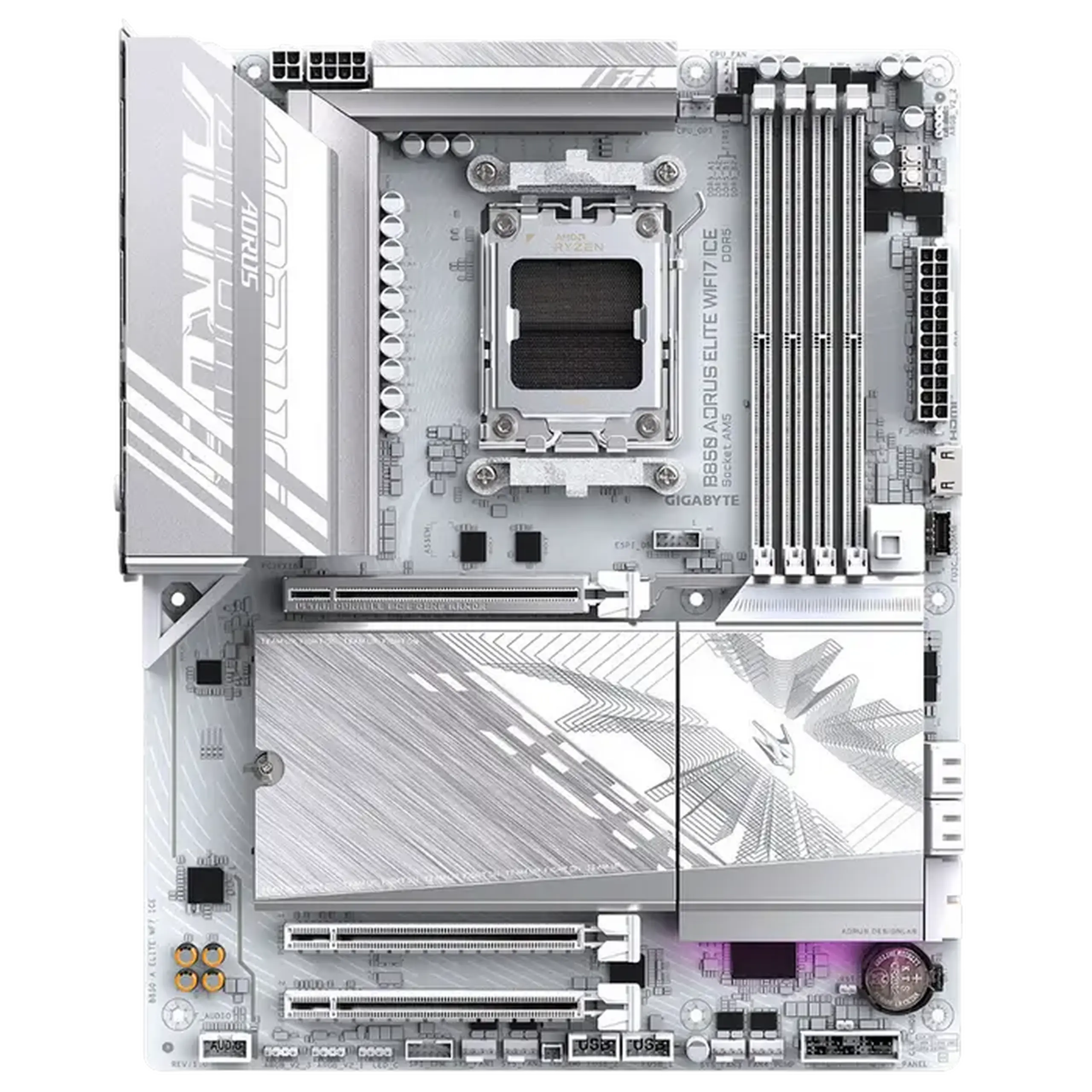 Placă de bază Gigabyte B850 A ELITE WF7 ICE, AM5, AMD B850, ATX