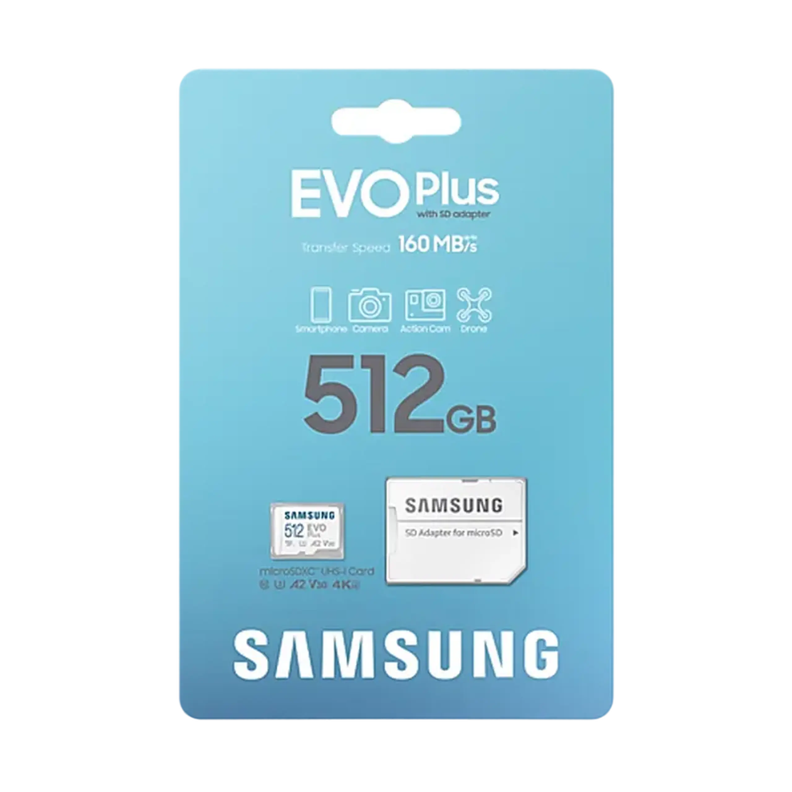 Card de Memorie Samsung EVO Plus MicroSDXC, 512GB (MB-MC512SA/KR)