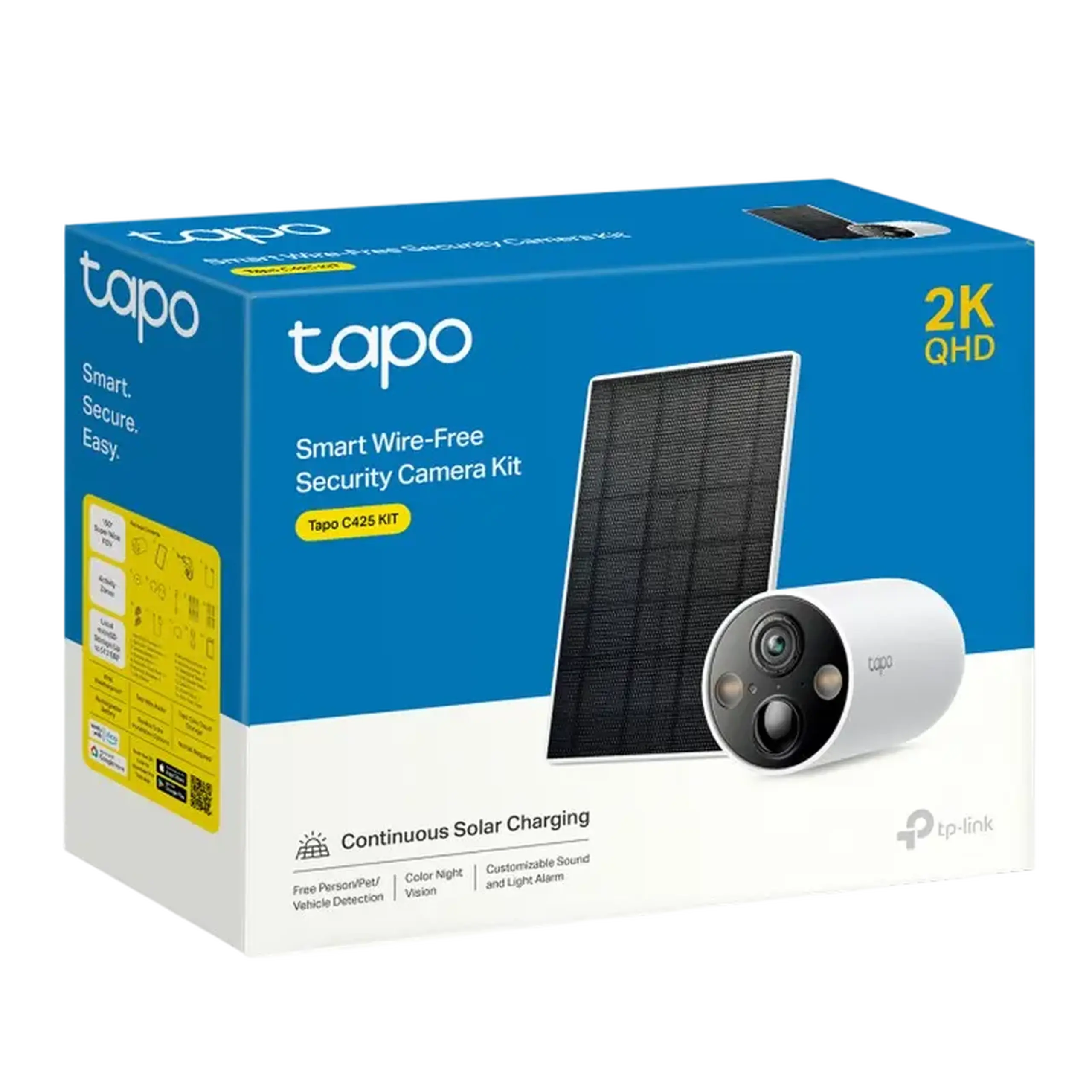 Camera de supraveghere TP-LINK Tapo C425 KIT, Alb
