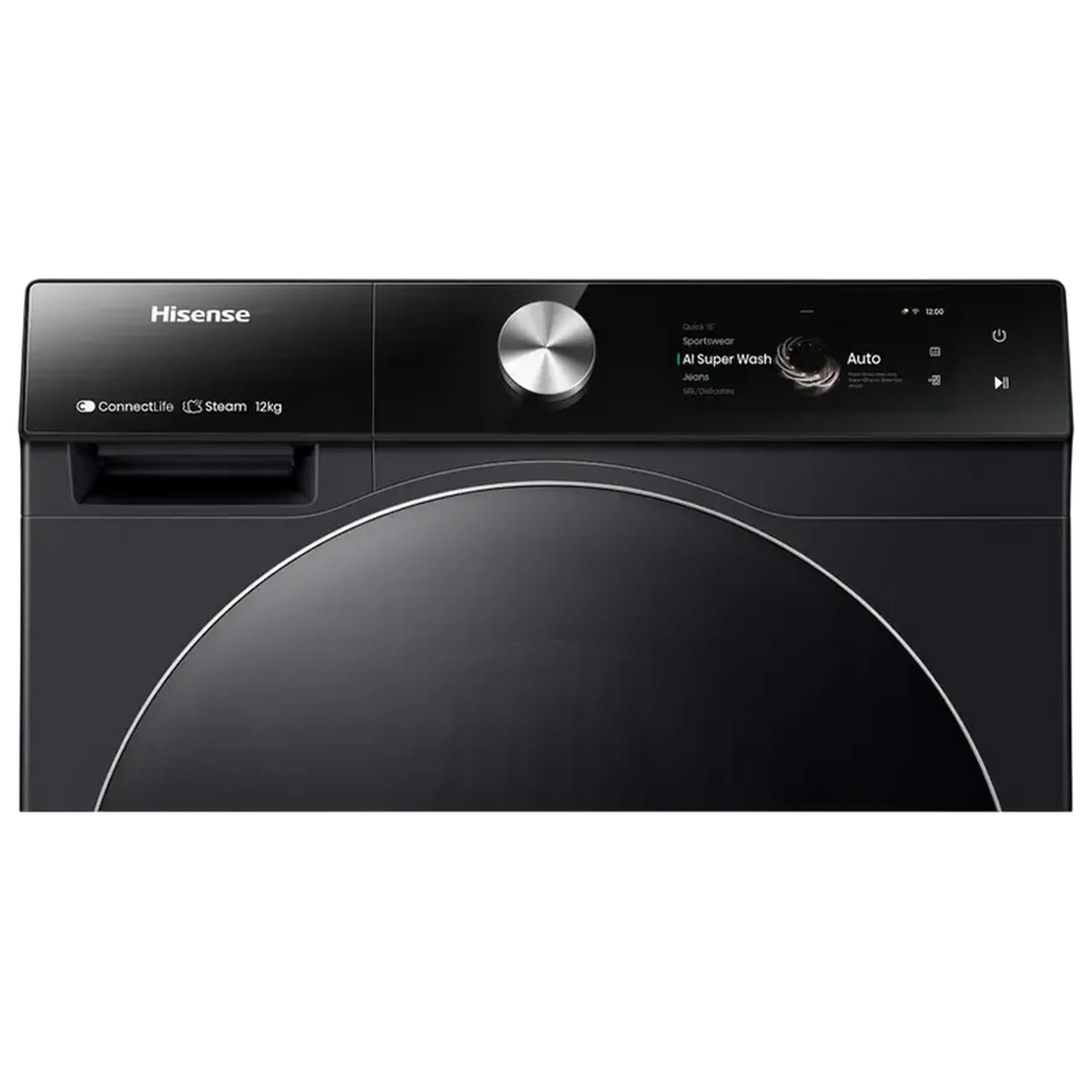 Mașină de spălat Hisense WF7S1247BB, 12kg, Negru