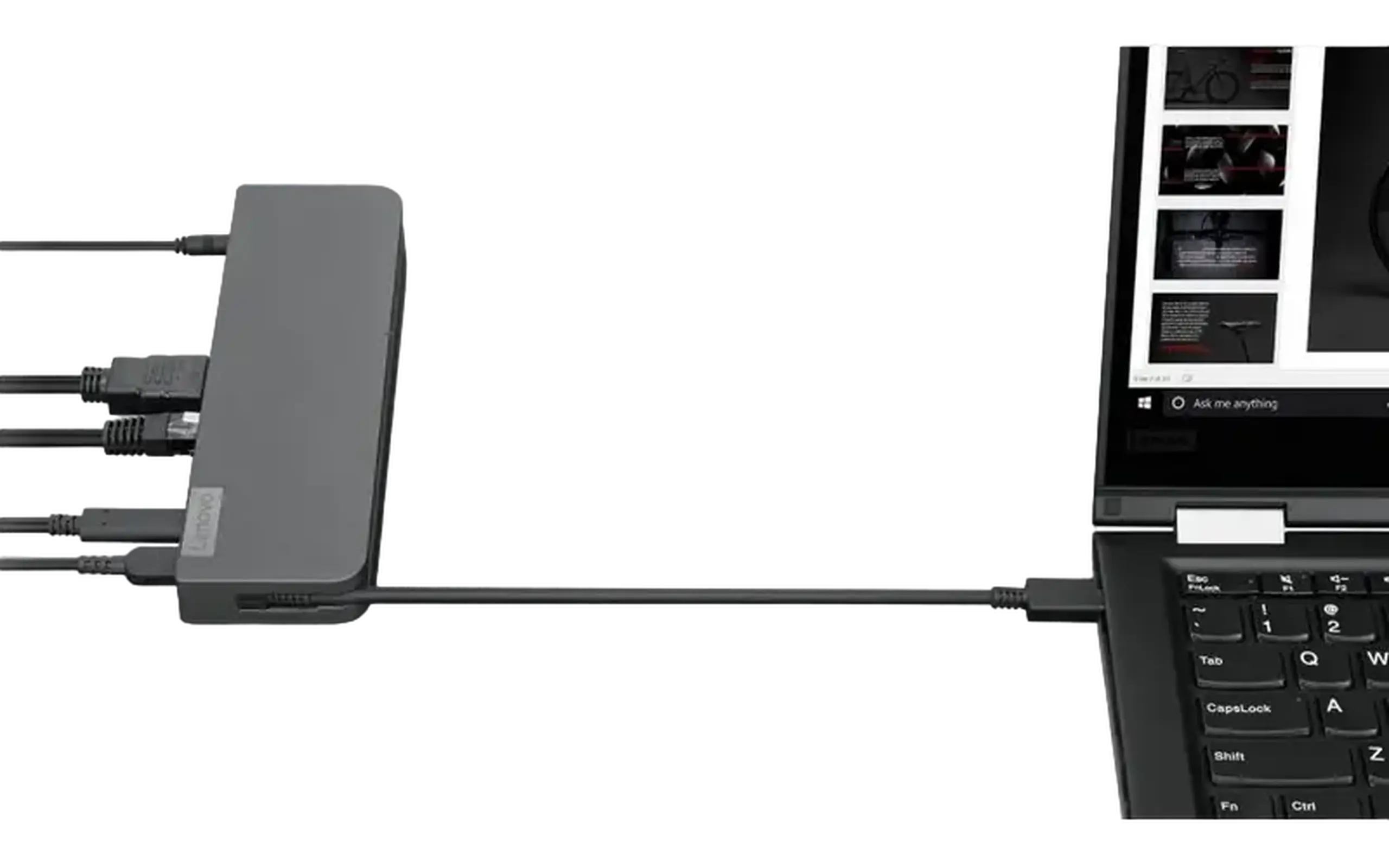 Stație Docking Lenovo Thinkpad USB-C Mini Dock, Gri