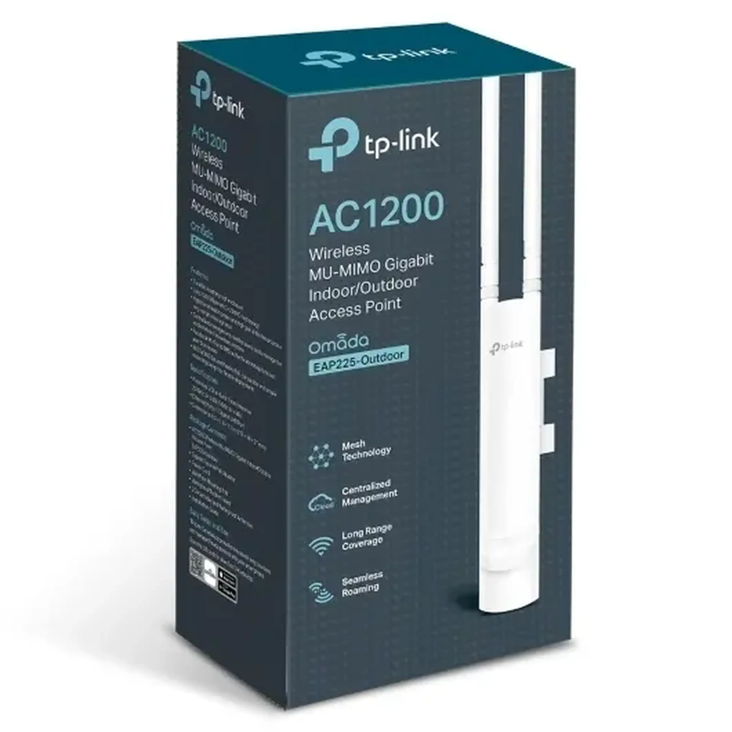 Punct de acces exterior TP-LINK AC1200, 300 Mbps, 867 Mbps, Alb