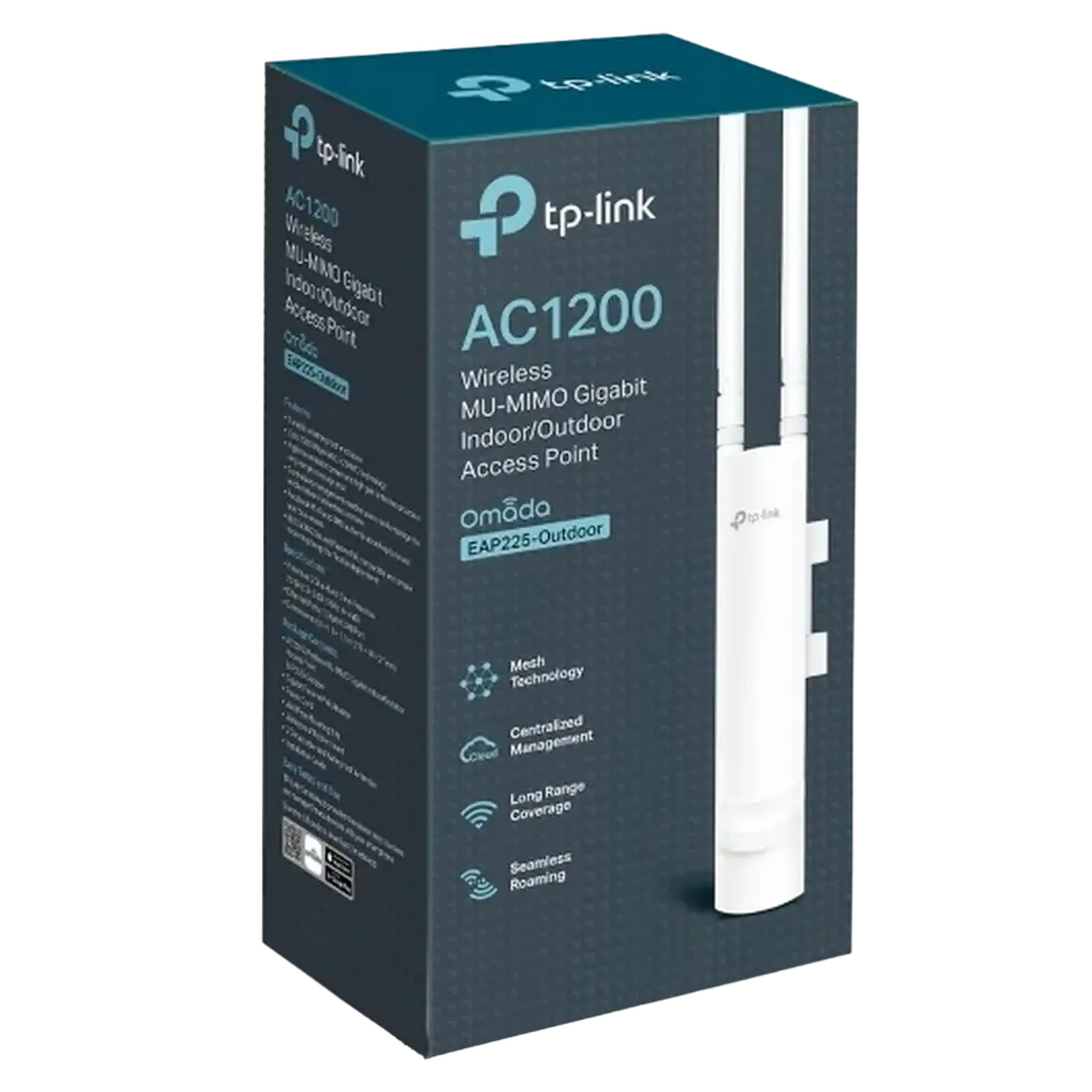 Punct de acces exterior TP-LINK AC1200, 300 Mbps, 867 Mbps, Alb
