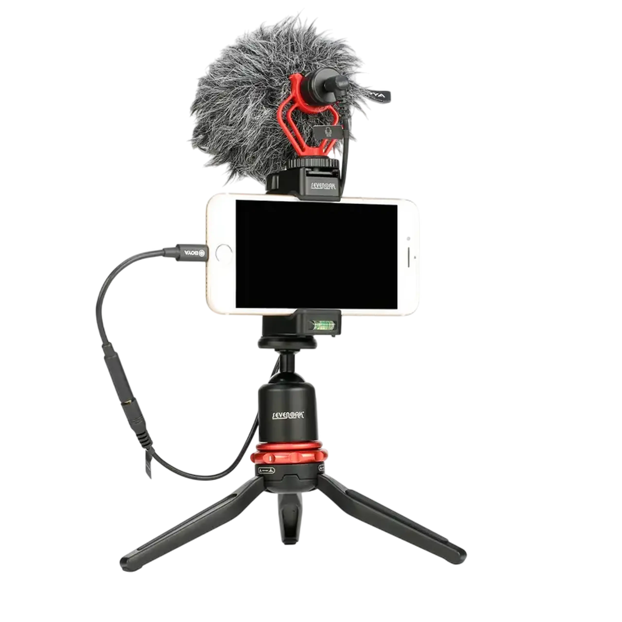 Audio Adaptor Boya BY-K3, Lightning - 3.5 mm, 0,06m, Negru